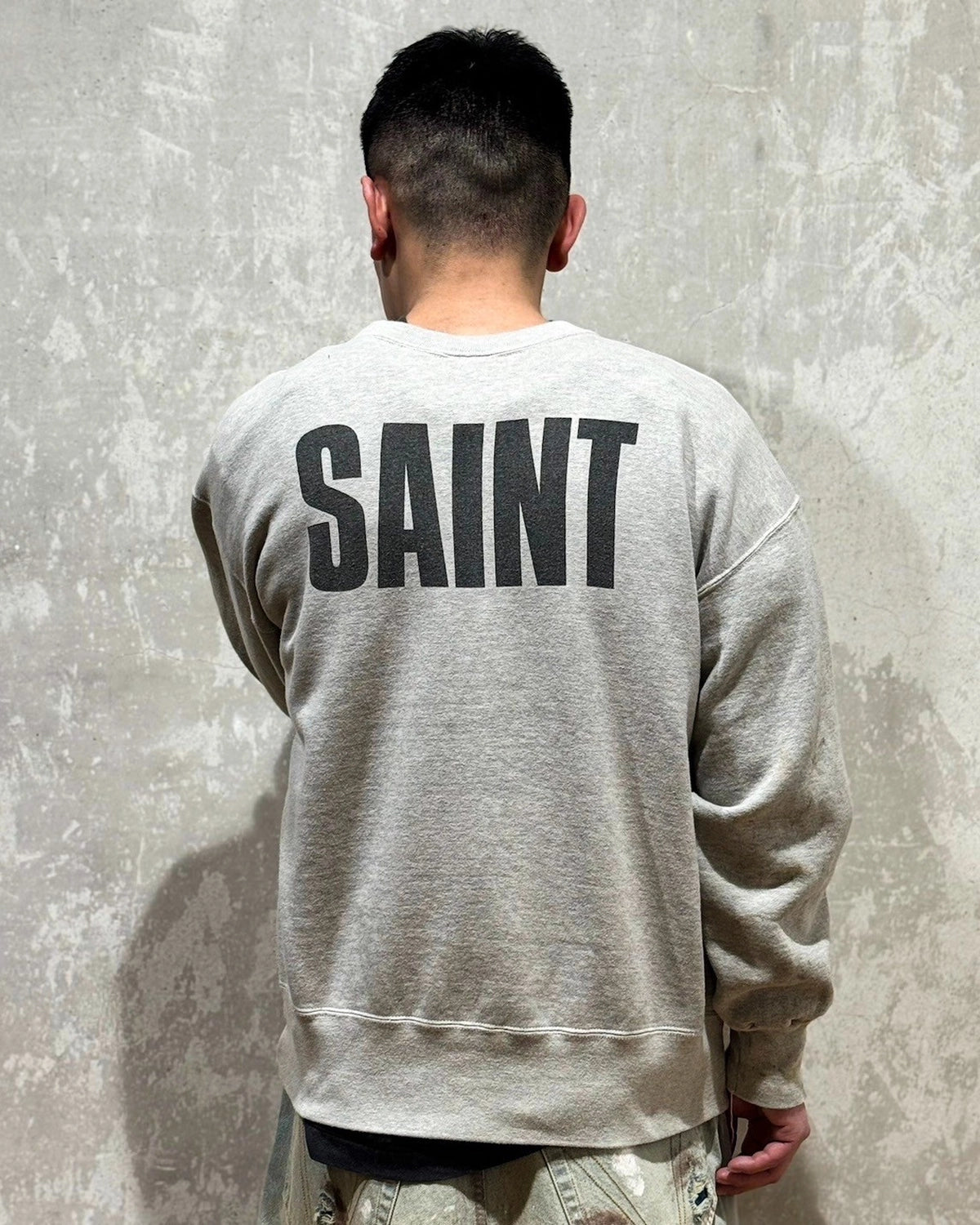 ©︎SAINT Mxxxxxx  × FRIENDS / FRD_CREW NECJ SWEAT (SM-HR8-0000-C58)