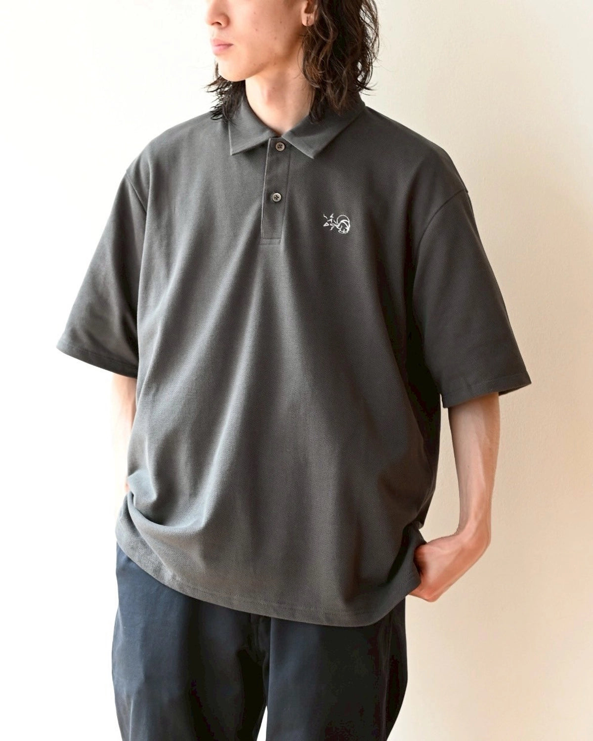 LAD MUSICIAN BIG POLO SHIRT ビッグポロシャツ LAD MUSICIAN BIG POLO SHIRT ビッグポロシャツ LAD MUSICIAN