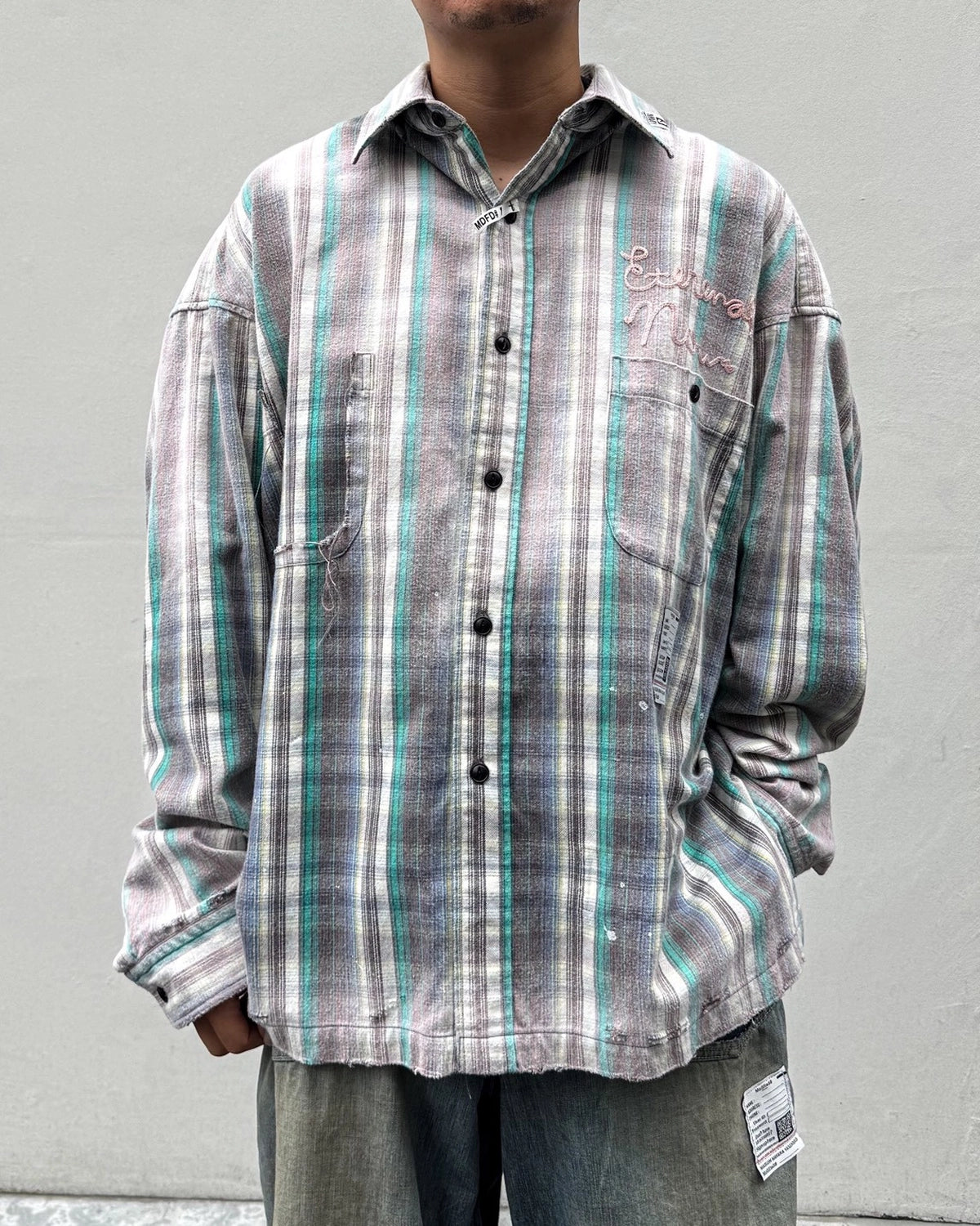 Maison MIHARA YASUHIRO / Vintage Like Check Shirt (J17SH181)