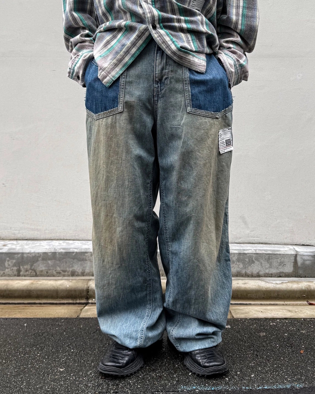 Maison MIHARA YASUHIRO / Cut-Out Pocket Denim Pants -Women's- (K17PT361)