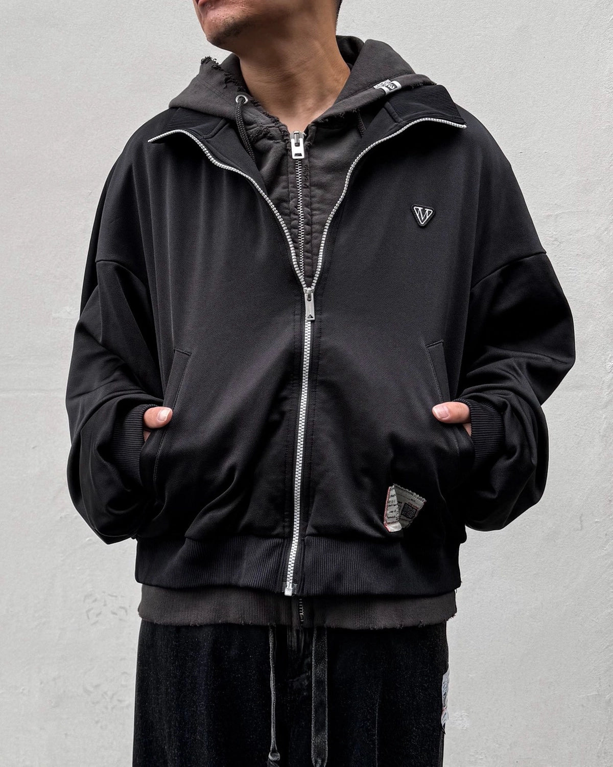 Maison MIHARA YASUHIRO / Shifted Layer Track Jacket (A17PK581)