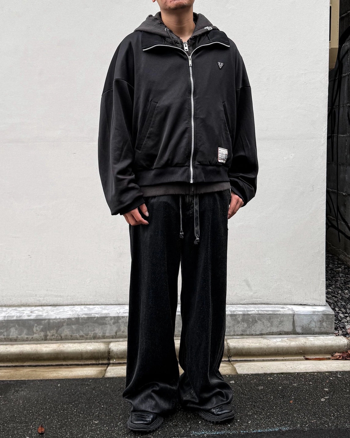 Maison MIHARA YASUHIRO / SATIN TRAUSERS -Women's- (K17PT402)