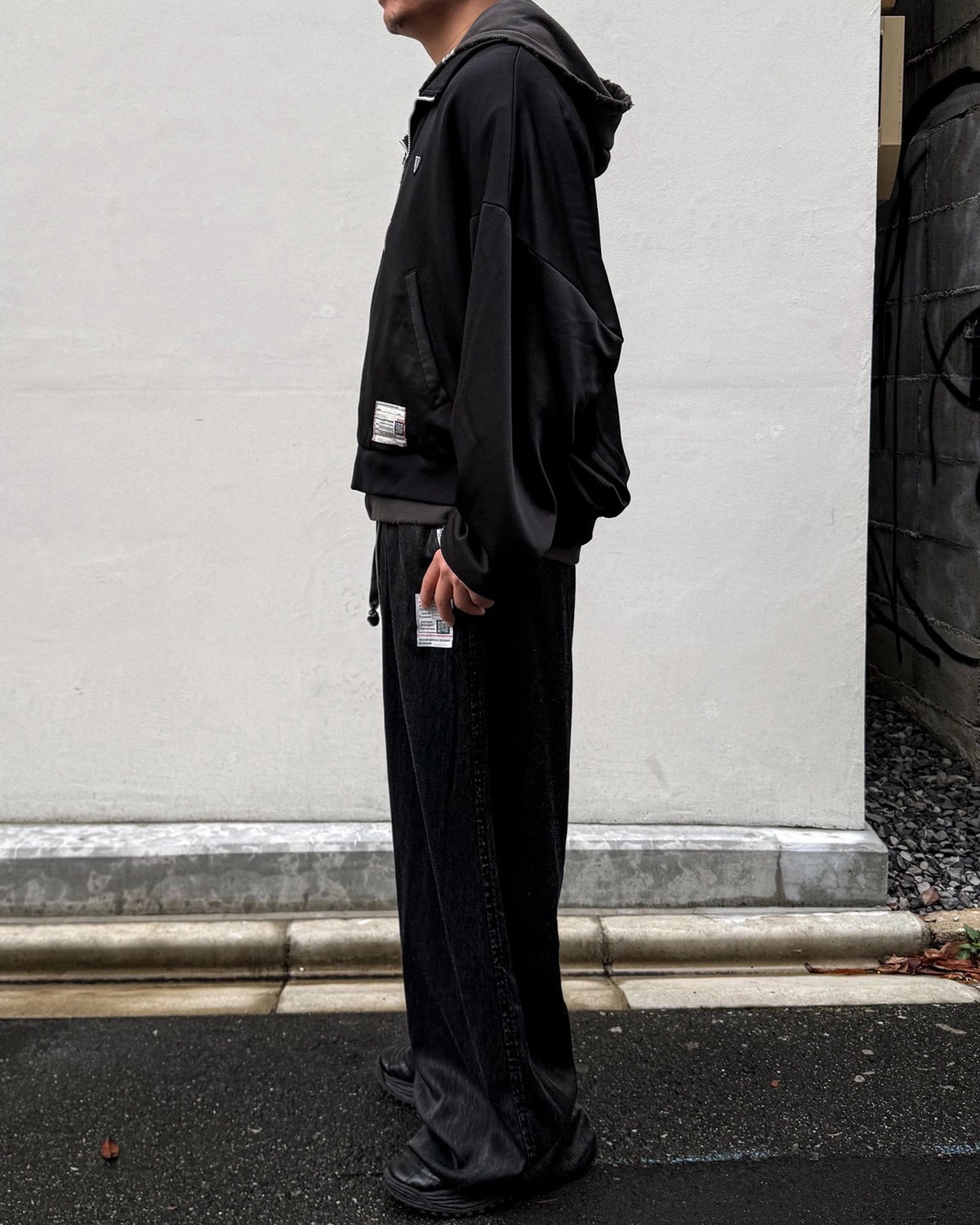 Maison MIHARA YASUHIRO / Shifted Layer Track Jacket (A17PK581)
