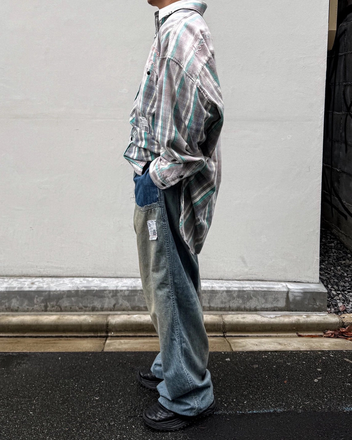 Maison MIHARA YASUHIRO / Vintage Like Check Shirt (J17SH181)