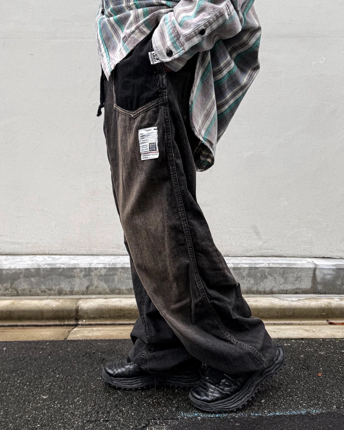 Maison MIHARA YASUHIRO / Cut-Out Pocket Denim Pants -Women's- (K17PT361)
