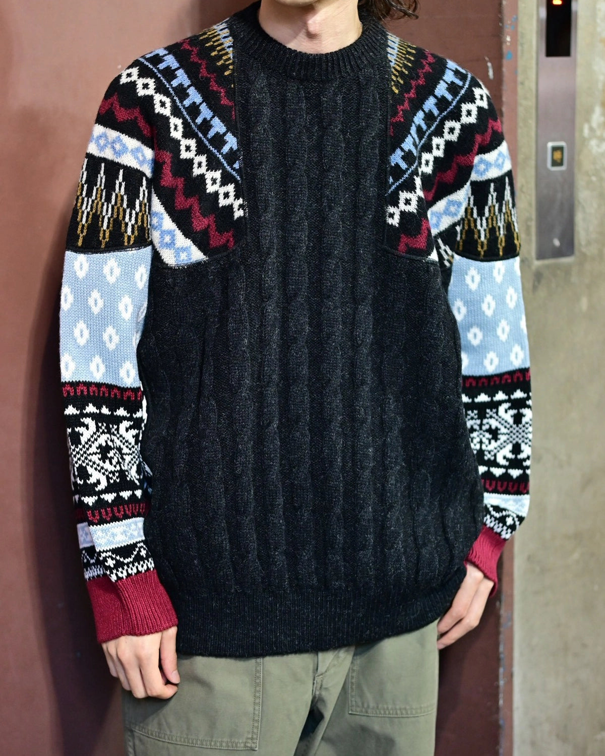 N.HOOLYWOOD COMPILE / NORDIC PATTERN KNIT (2262-KT20-030)