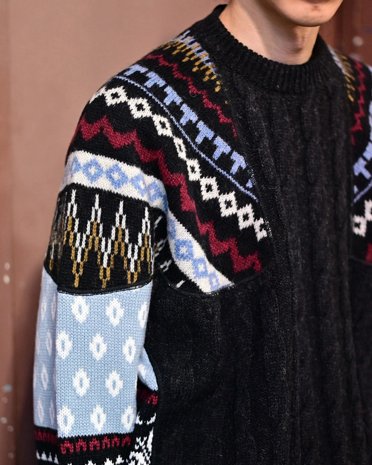N.HOOLYWOOD COMPILE / NORDIC PATTERN KNIT (2262-KT20-030)