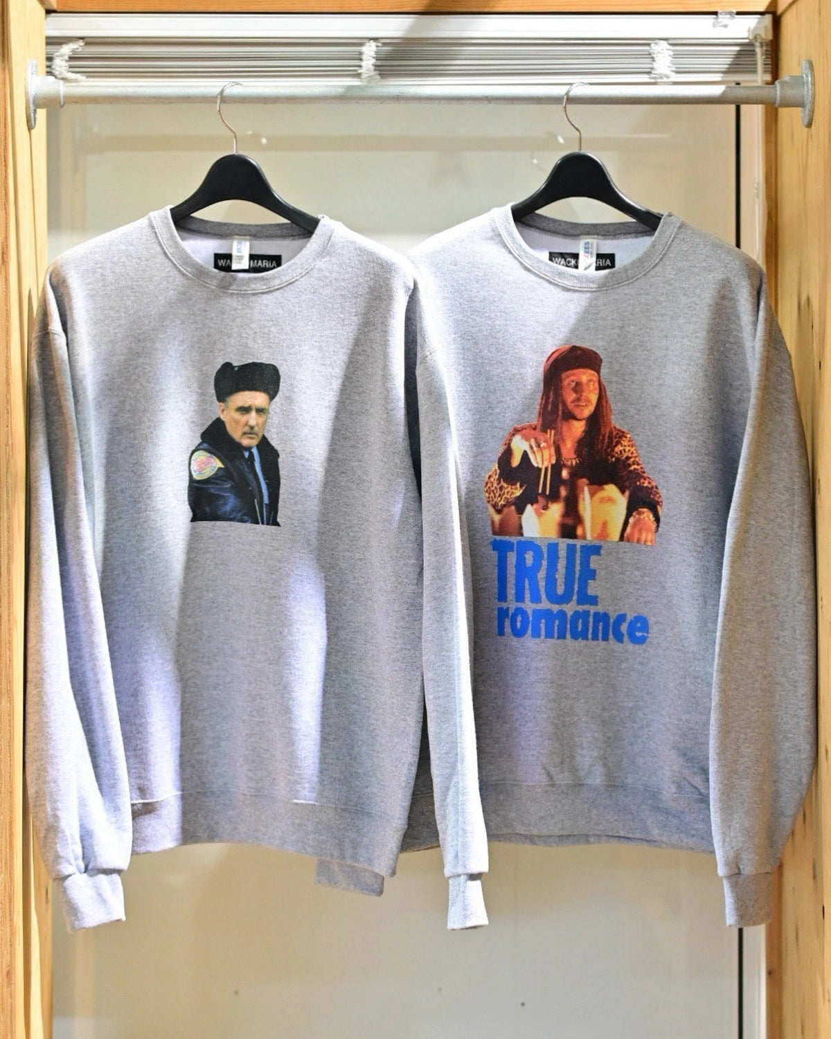WACKO MARIA × TRUE ROMANCE / CREW NECK SWEAT SHIRT -TYPE-1- (TR-WM-SS08)
