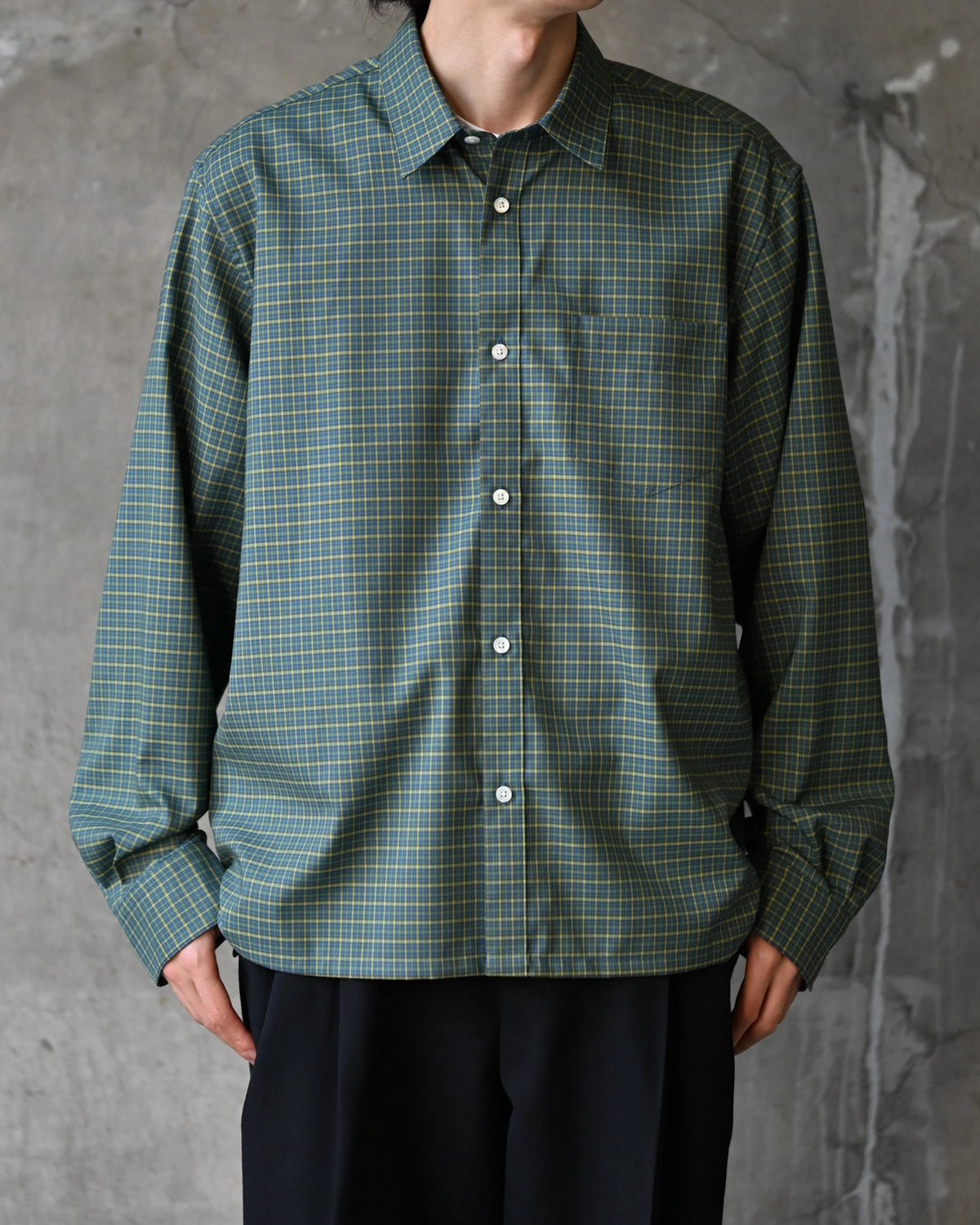 MARKAWARE / Super 160s Washable Wool Oxford / Square Shirt (A26C11SH02C)