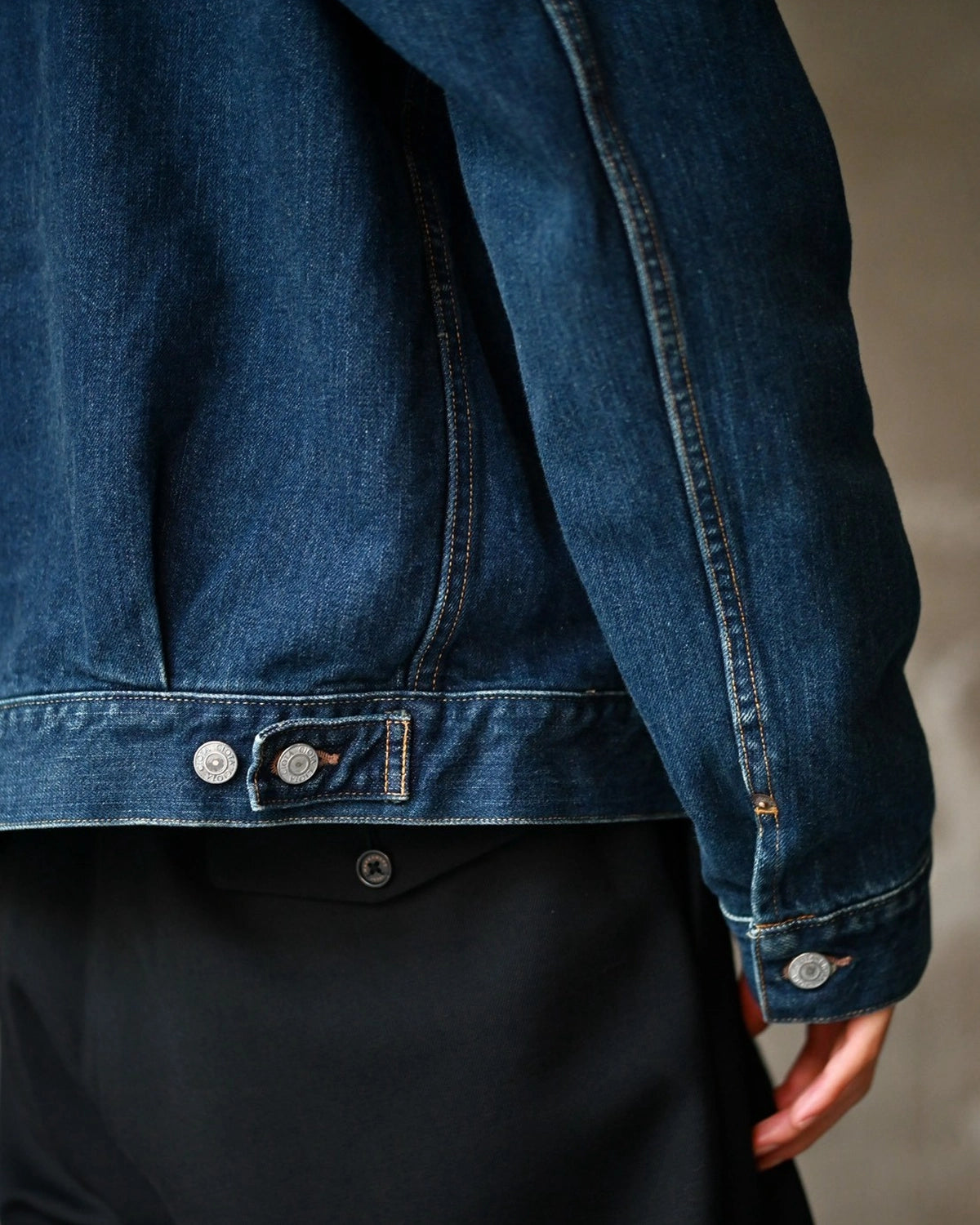 CIOTA / Double Pocket Denim Jacket (JKLM-302-PIDEBL)