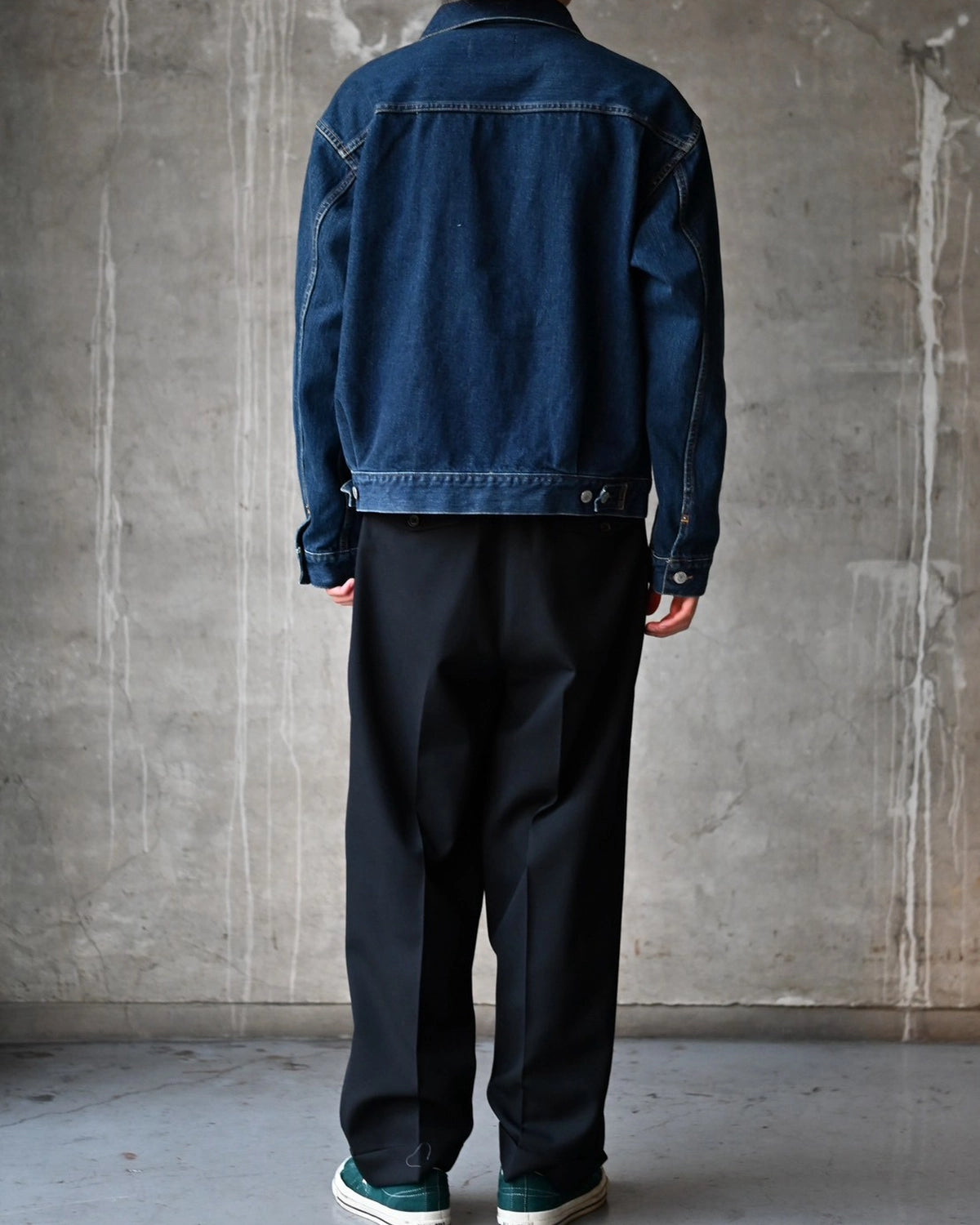 CIOTA / Double Pocket Denim Jacket (JKLM-302-PIDEBL)