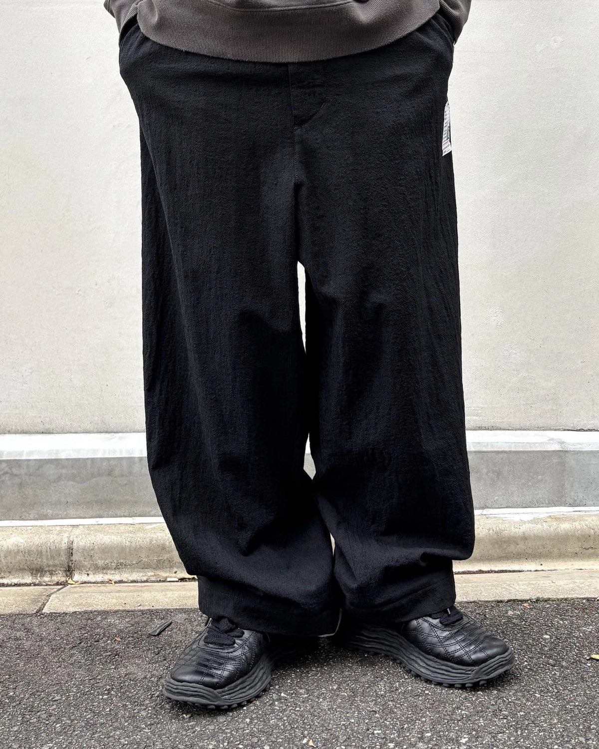 Maison MIHARA YASUHIRO / Sweat Layered Wool Pants (J17PT132)