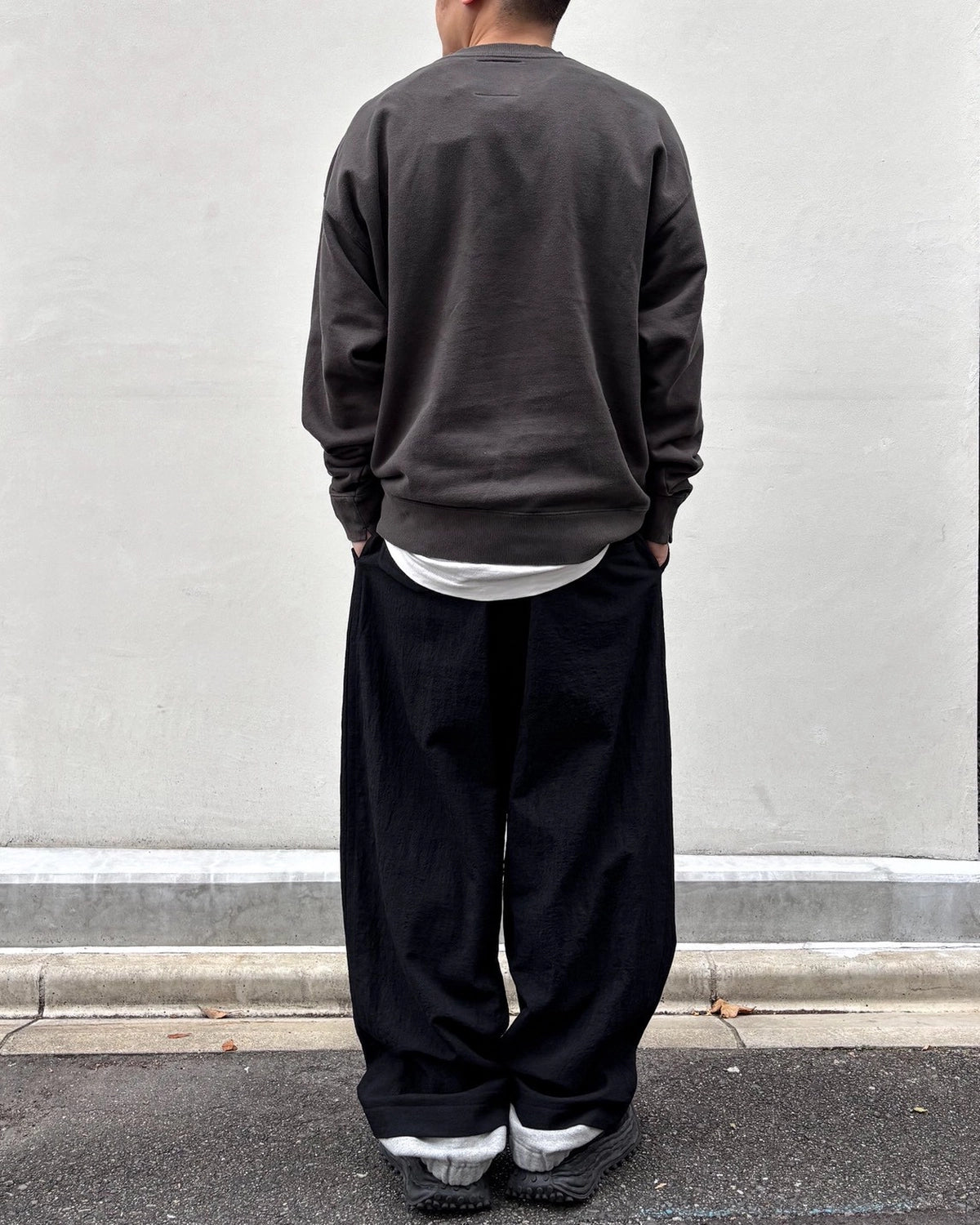 Maison MIHARA YASUHIRO / Sweat Layered Wool Pants (J17PT132)