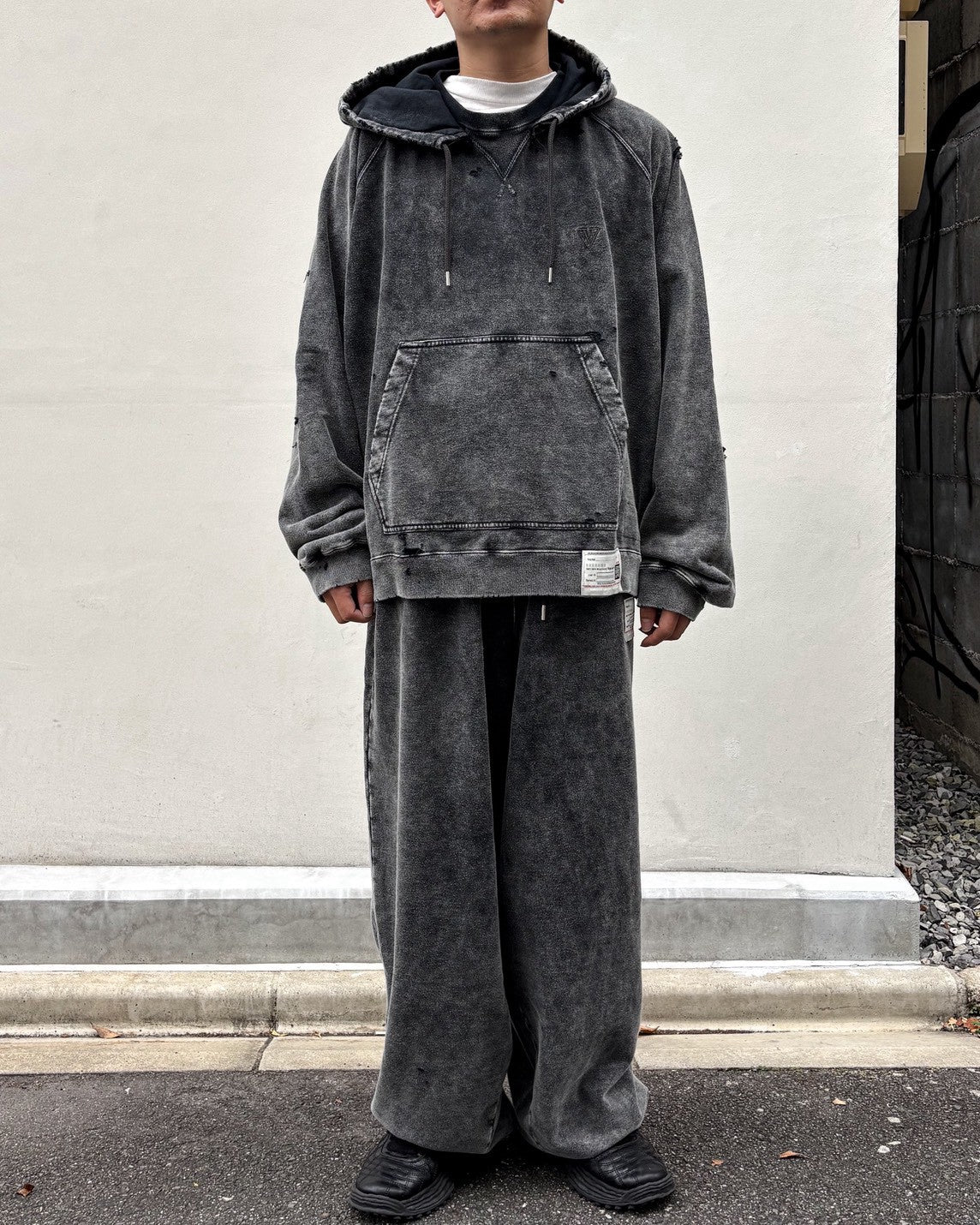 Maison MIHARA YASUHIRO / Bleached Sweat Pants (A17PT543)