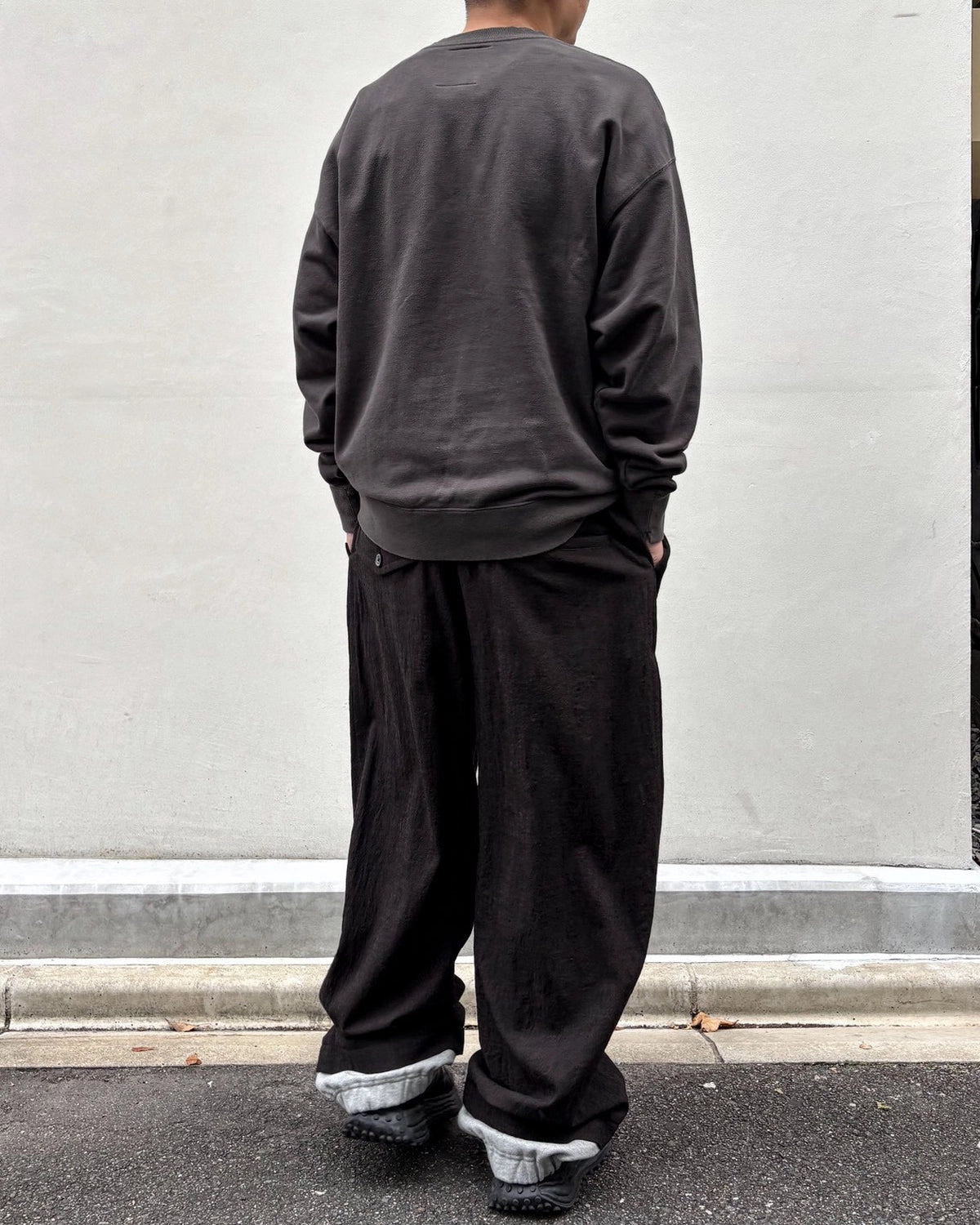 Maison MIHARA YASUHIRO / Sweat Layered Wool Pants (J17PT132)