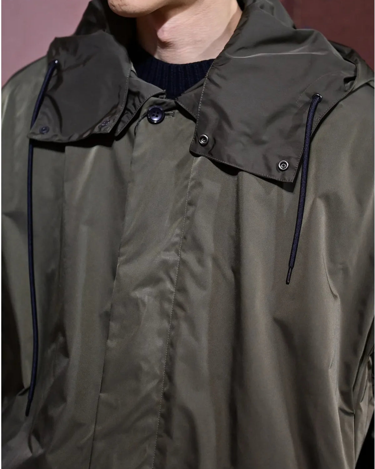 N.HOOLYWOOD COMPILE / HOODED BALMACAAN COAT (2262-CO05-019)