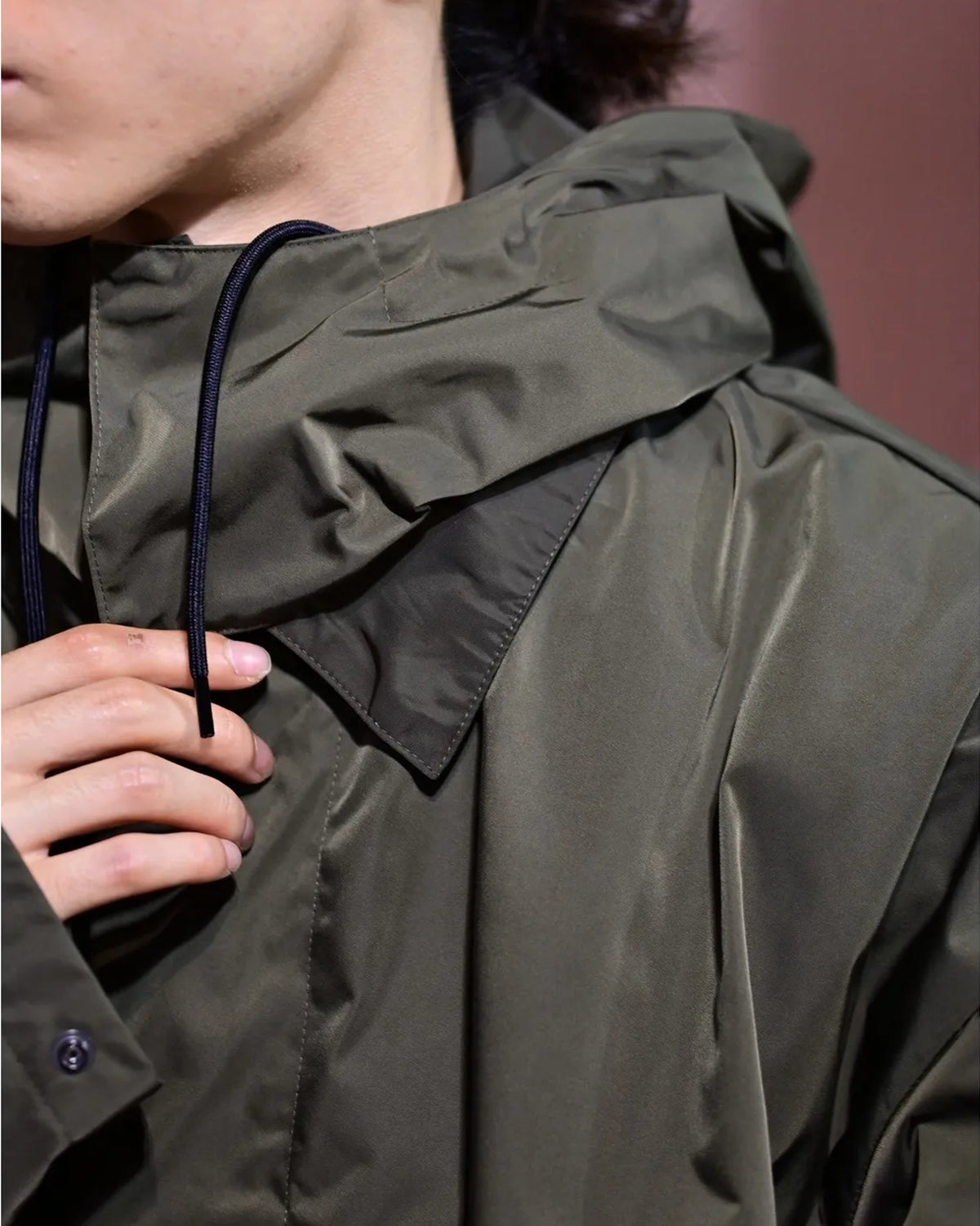 N.HOOLYWOOD COMPILE / HOODED BALMACAAN COAT (2262-CO05-019)
