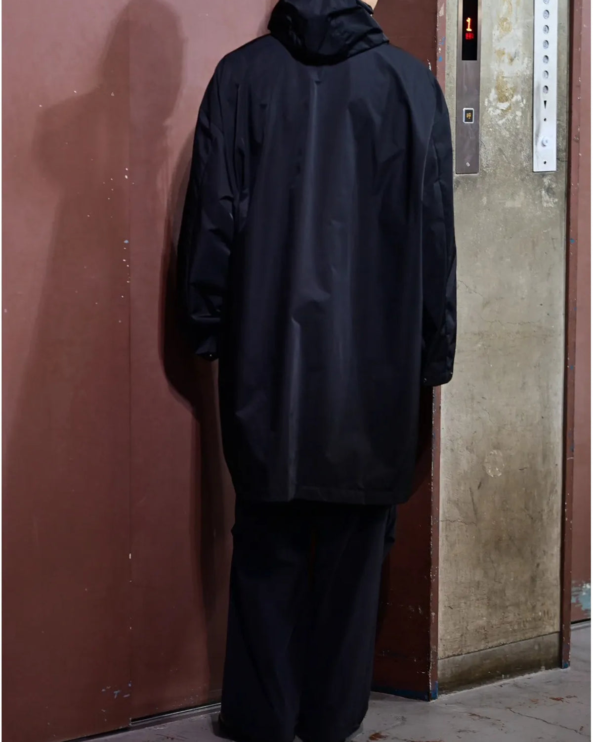 N.HOOLYWOOD COMPILE / HOODED BALMACAAN COAT (2262-CO05-019)