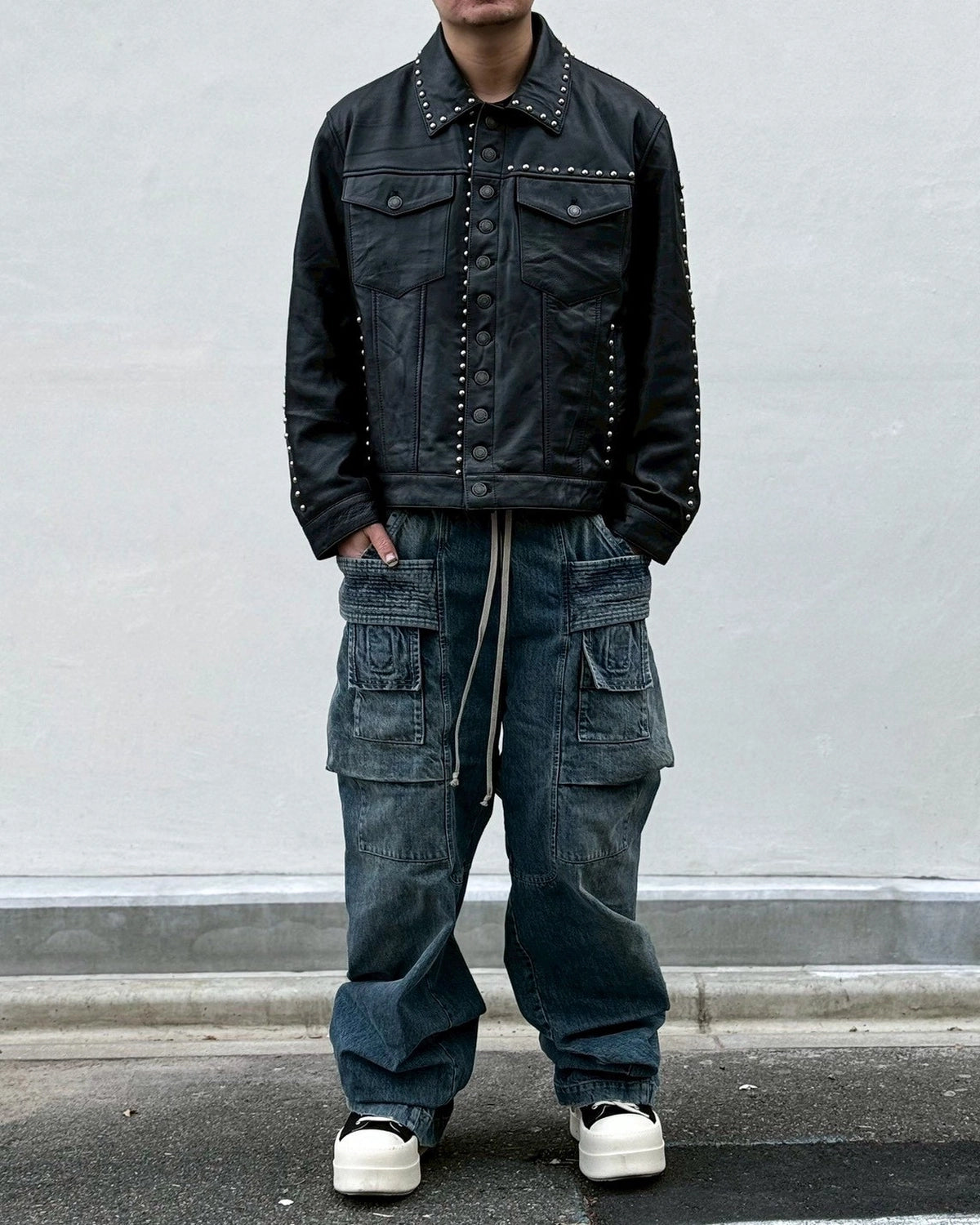 A Good Bad Influence / STUDS LEATHER JACKET (AGBI-26SS-LJK01)