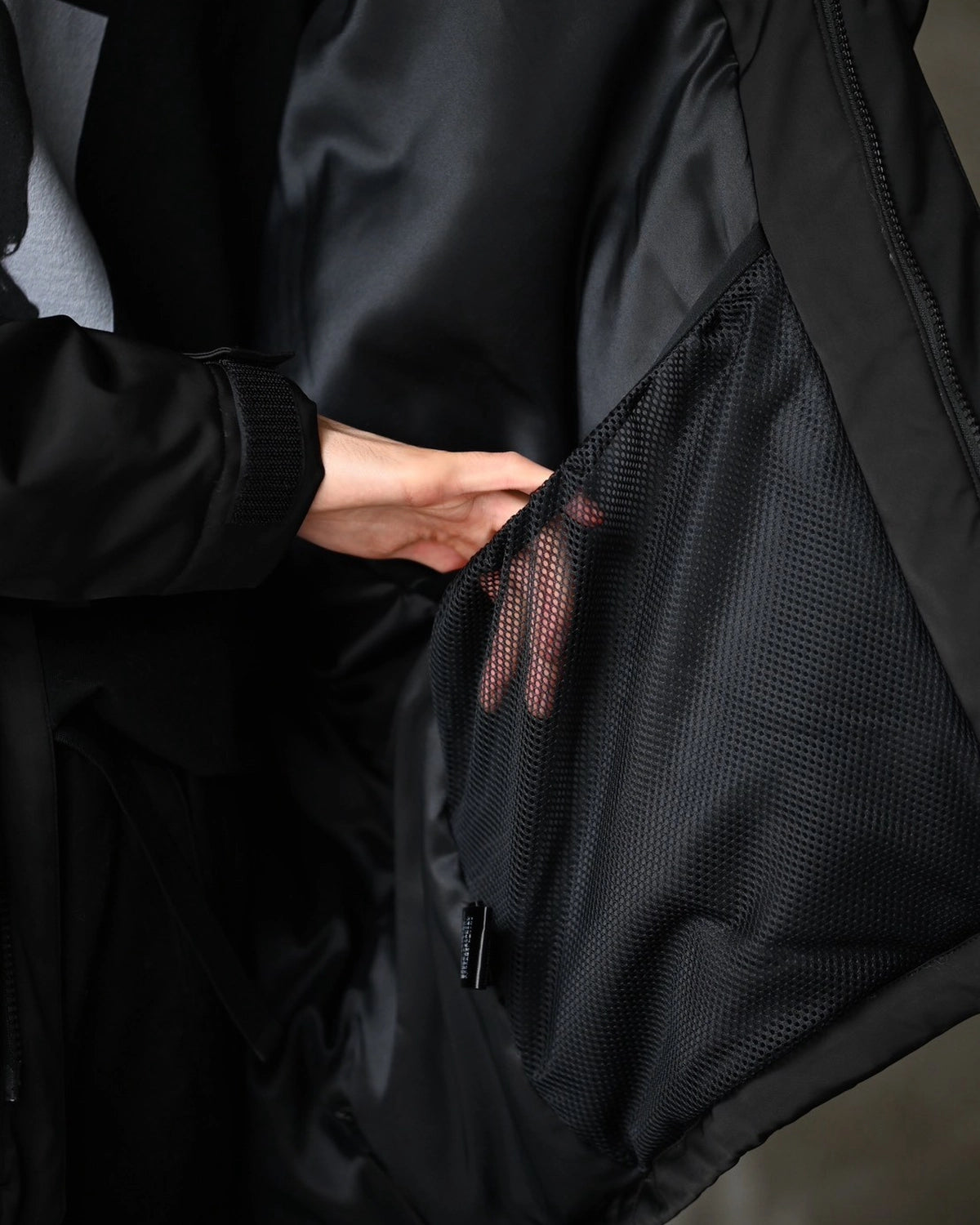 ALMOSTBLACK / HOOD PONCHO NINJA BLOUSON (GAB-B-6-1)