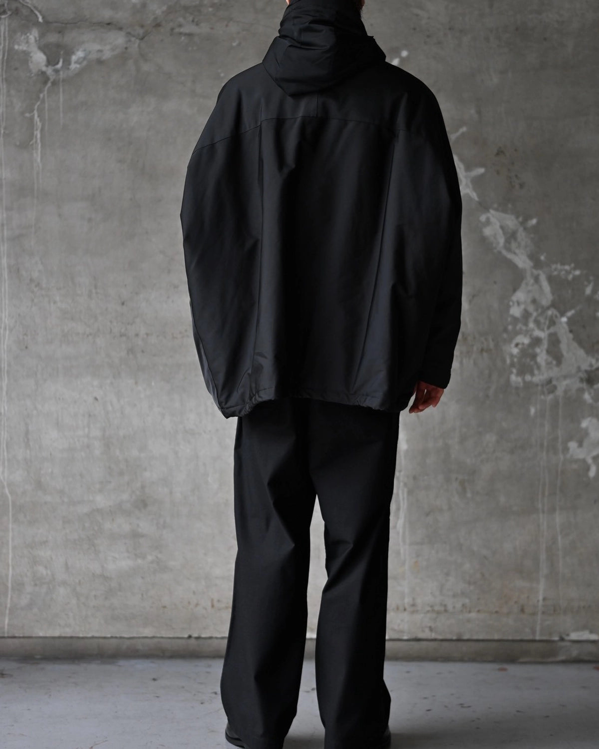 ALMOSTBLACK / HOOD PONCHO NINJA BLOUSON (GAB-B-6-1)