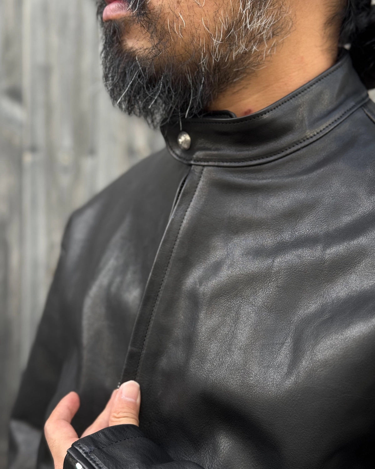 ANTIDOTE BUYERS CLUB / Leather Single Riders Jacket (ABCAW26JK01-1)