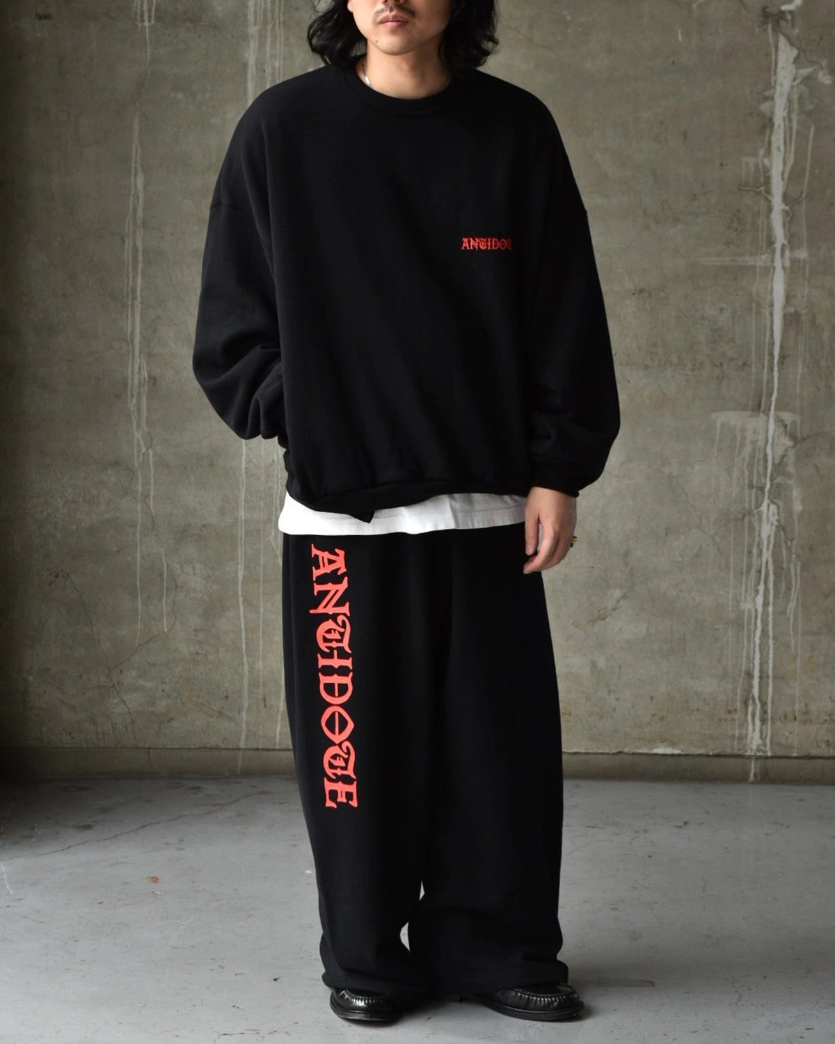 ANTIDOTE BUYERS CLUB / Over Sized Logo Sweat Pants (ABCAW25OS05)