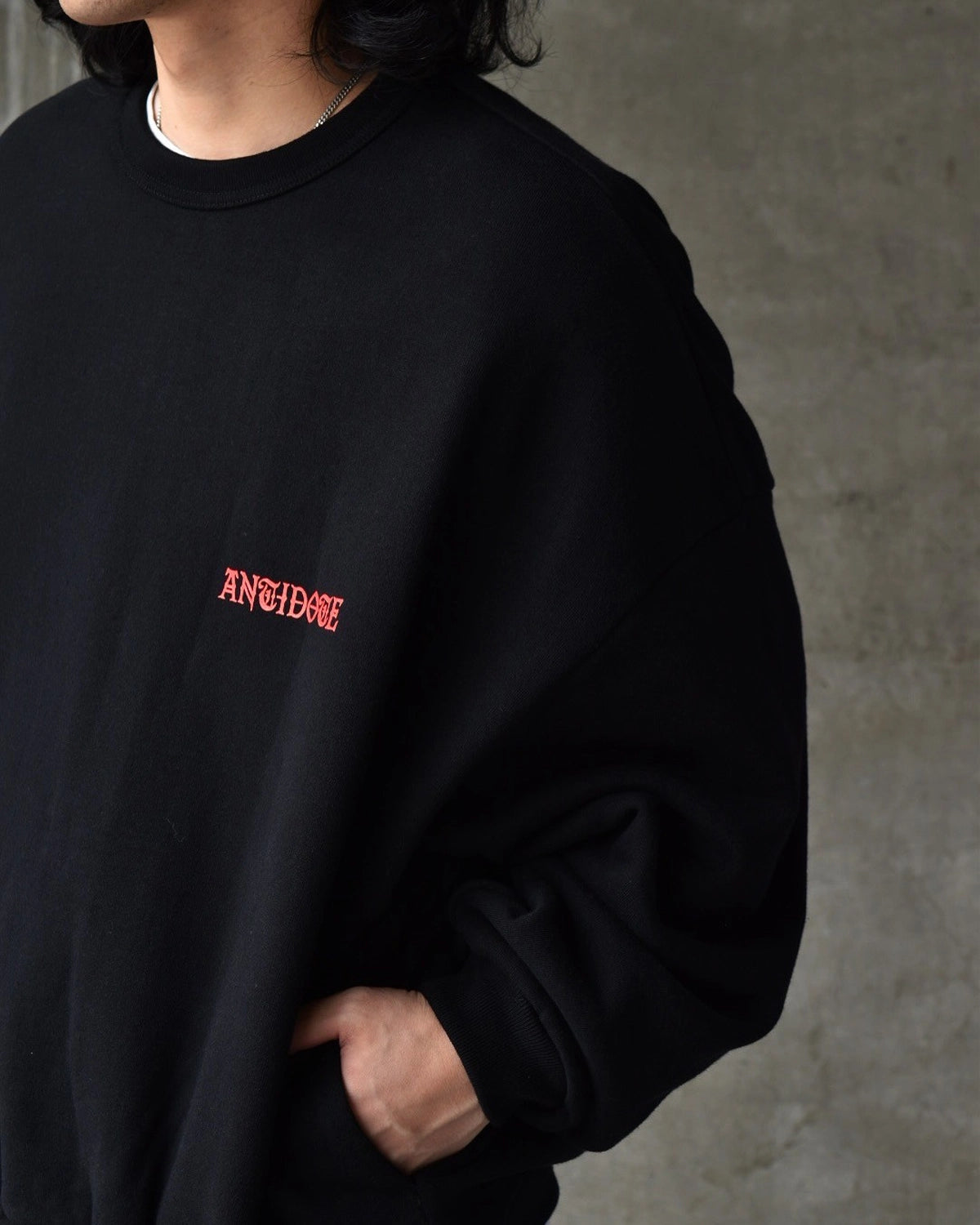 ANTIDOTE BUYERS CLUB / Over Sized Logo Crew Neck Sweatshirt (ABCAW25OS03)