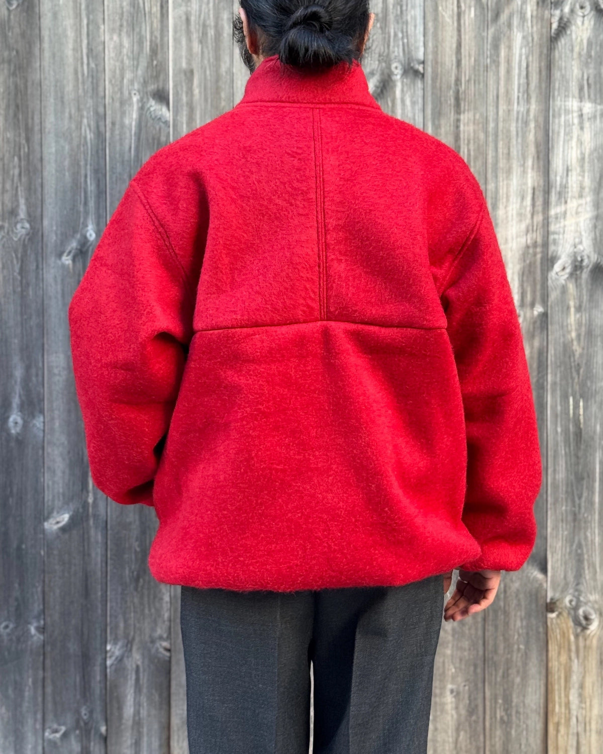 blurhms / Pe/Alpaca Fleece Harf-Zip P/O (BHS26F032PeAp)