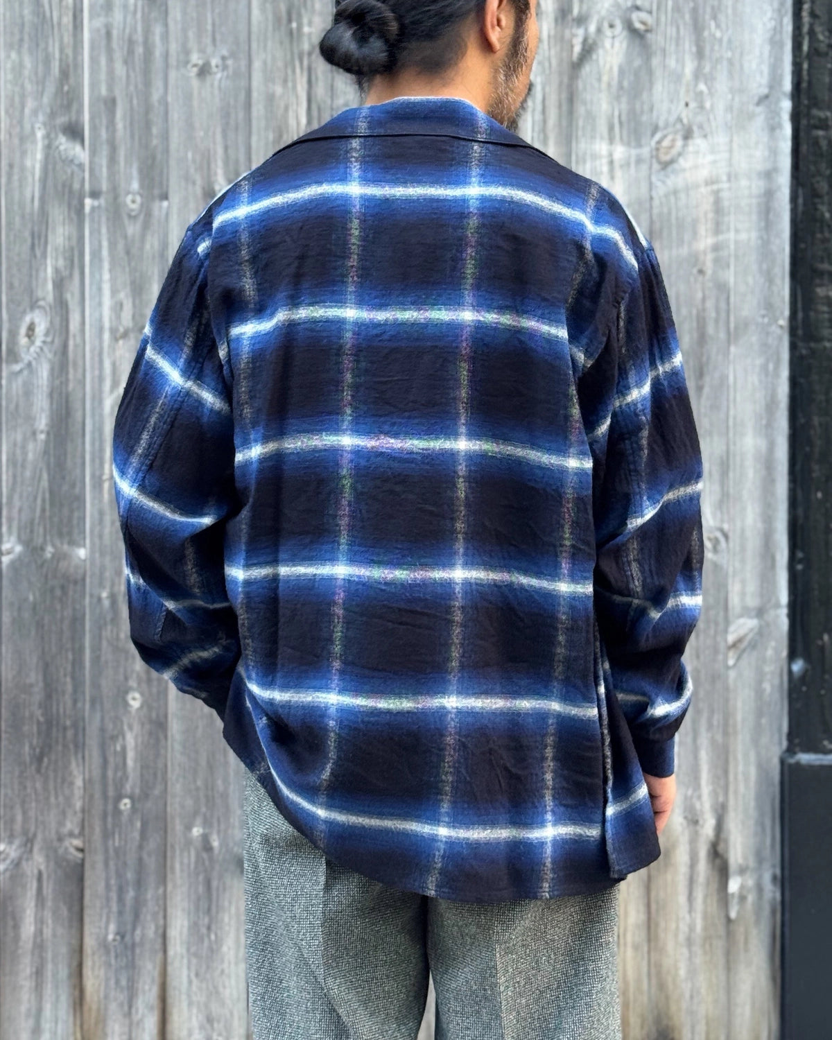 blurhms / Cotton Rayon Ombre Open-collar Shirt L/S (BHS26F019Omb)
