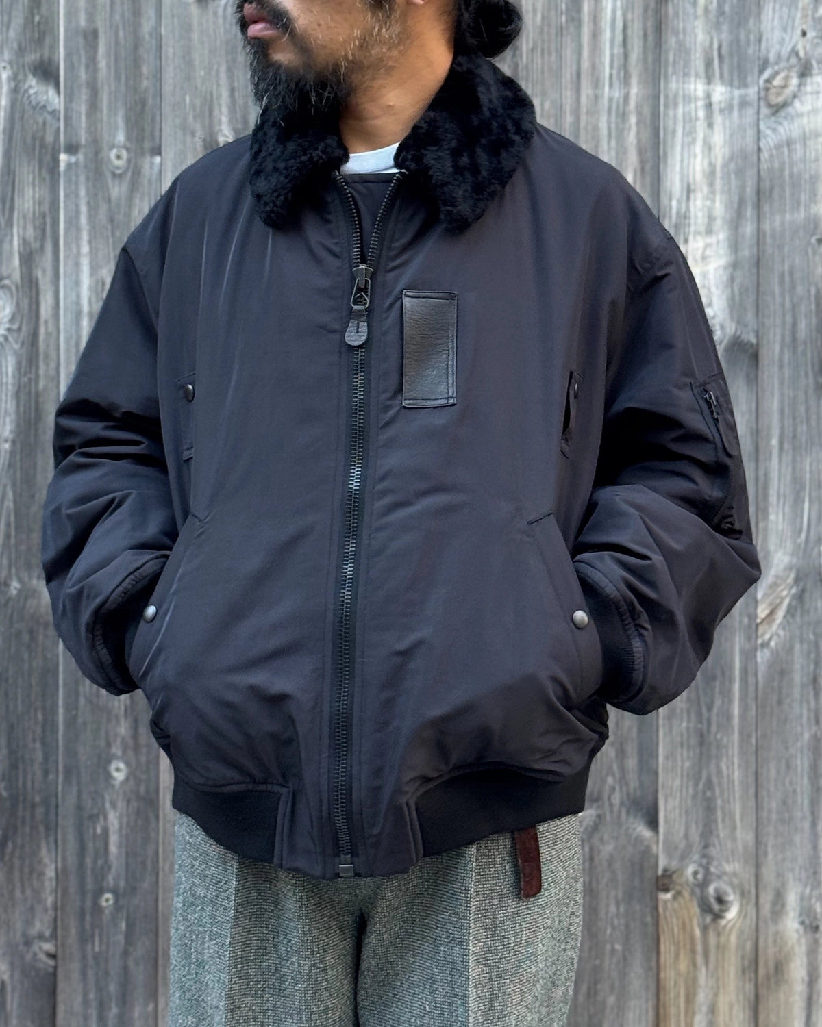 blurhms / Poly-Silk Twill Modified MA1 (BHS26F026)