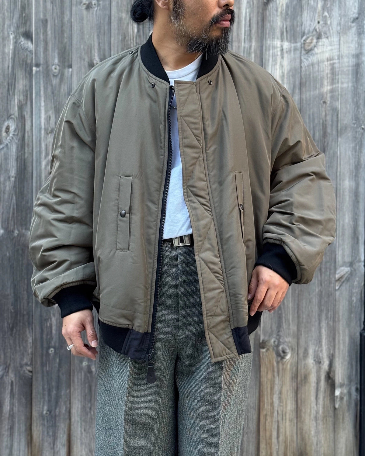 blurhms / Poly-Silk Twill Modified MA1 (BHS26F026)