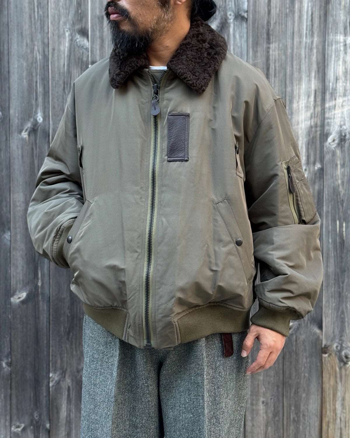 blurhms / Poly-Silk Twill Modified MA1 (BHS26F026)