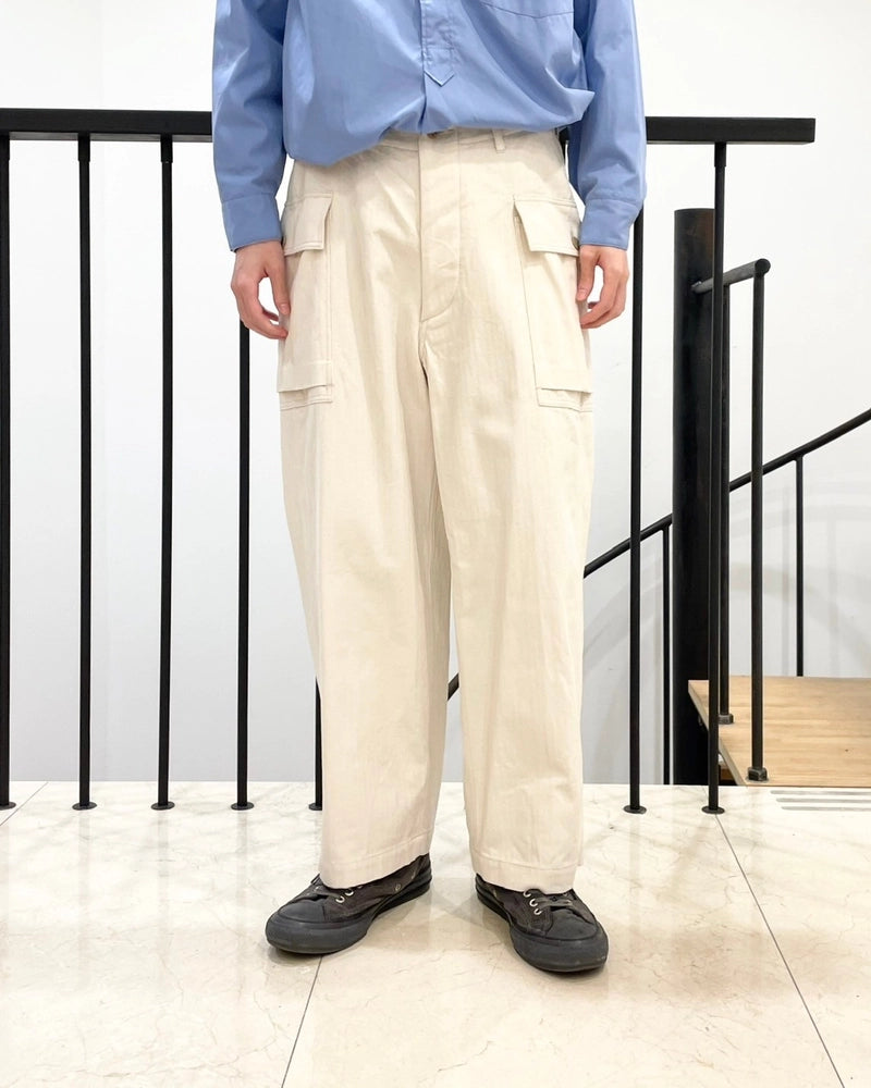 blurhms/ Cotton-HBT 43 Pants (bROOTS25S2)