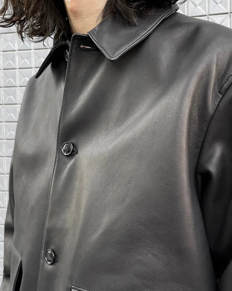 blurhms / Lamb Leather Jacket (BHS24F024)