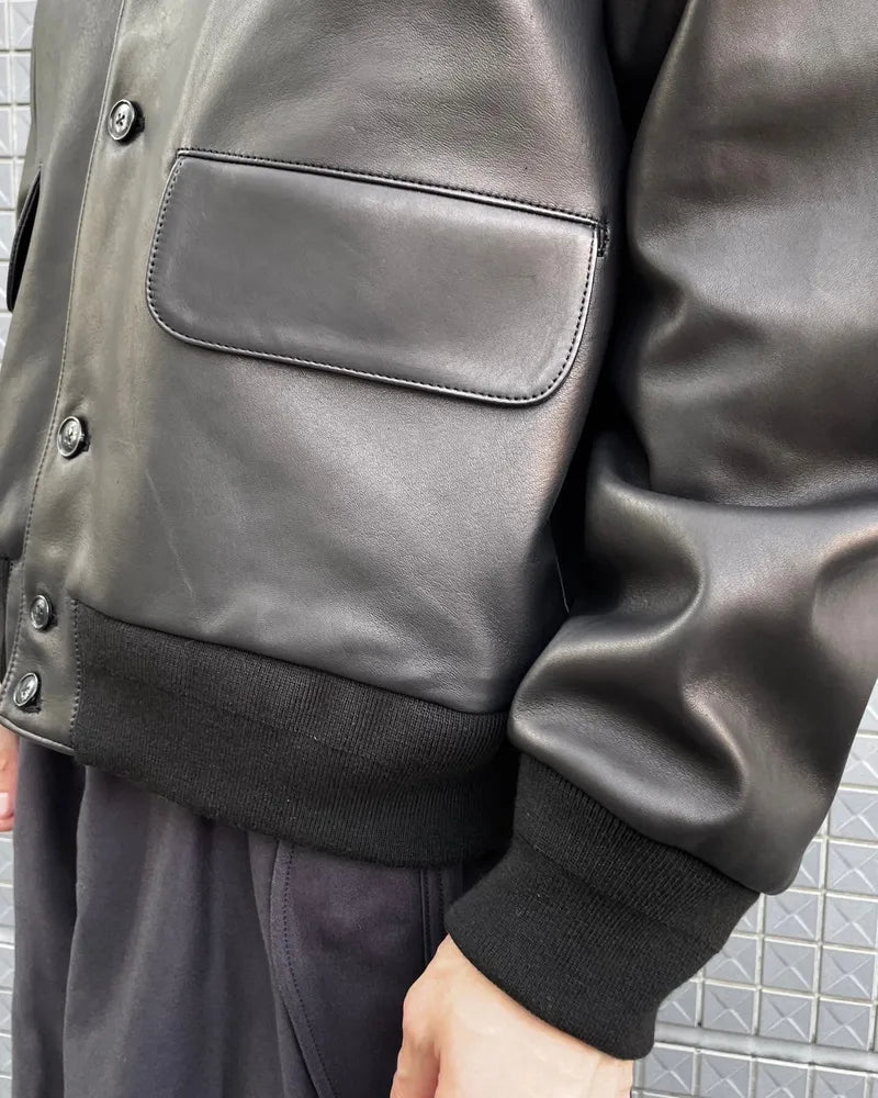 blurhms / Lamb Leather Jacket (BHS24F024)