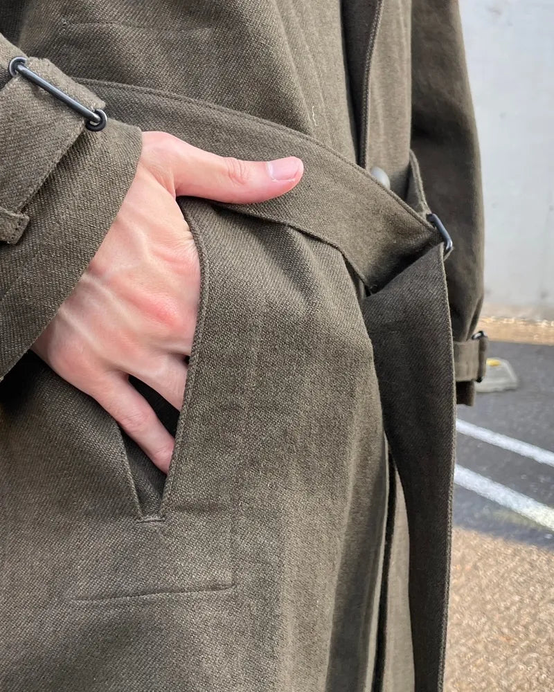 blurhms / Linen-Co Heavy Twill 35 Coat (bROOTS24F1)