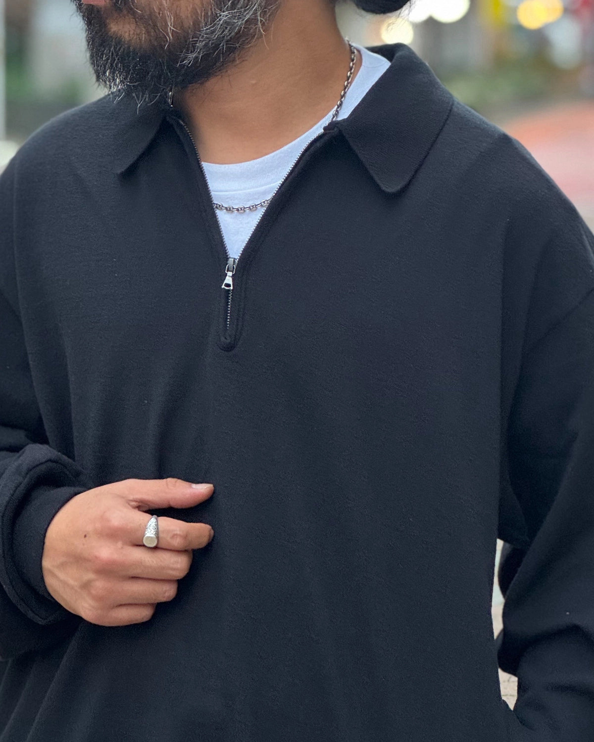 blurhms / Co/Silk Nep Harf-zip P/O (BHS25S037F26)
