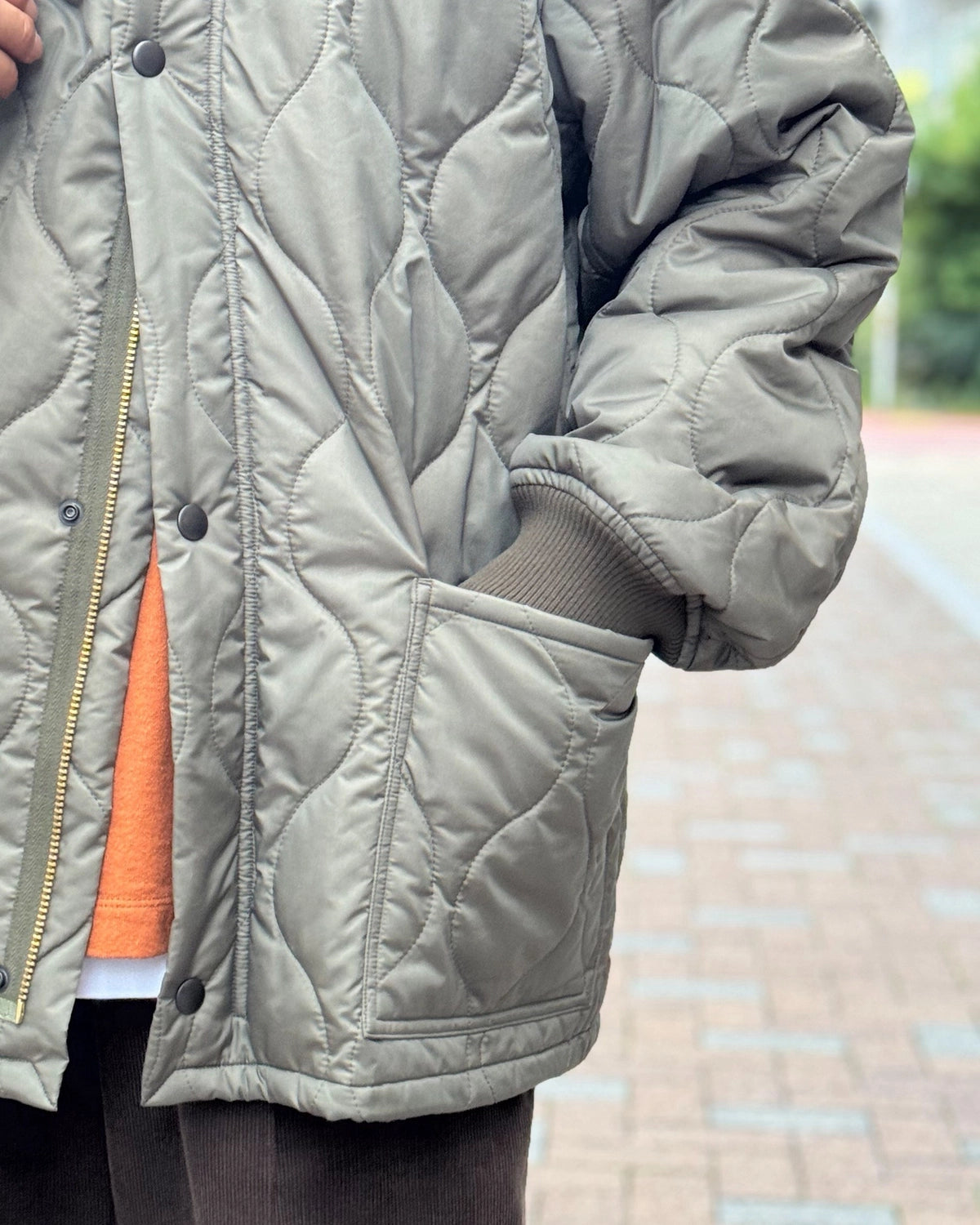 blurhmsROOTSTOCK / Nylon Quilted CWU Jacket (bROOTS26F8)