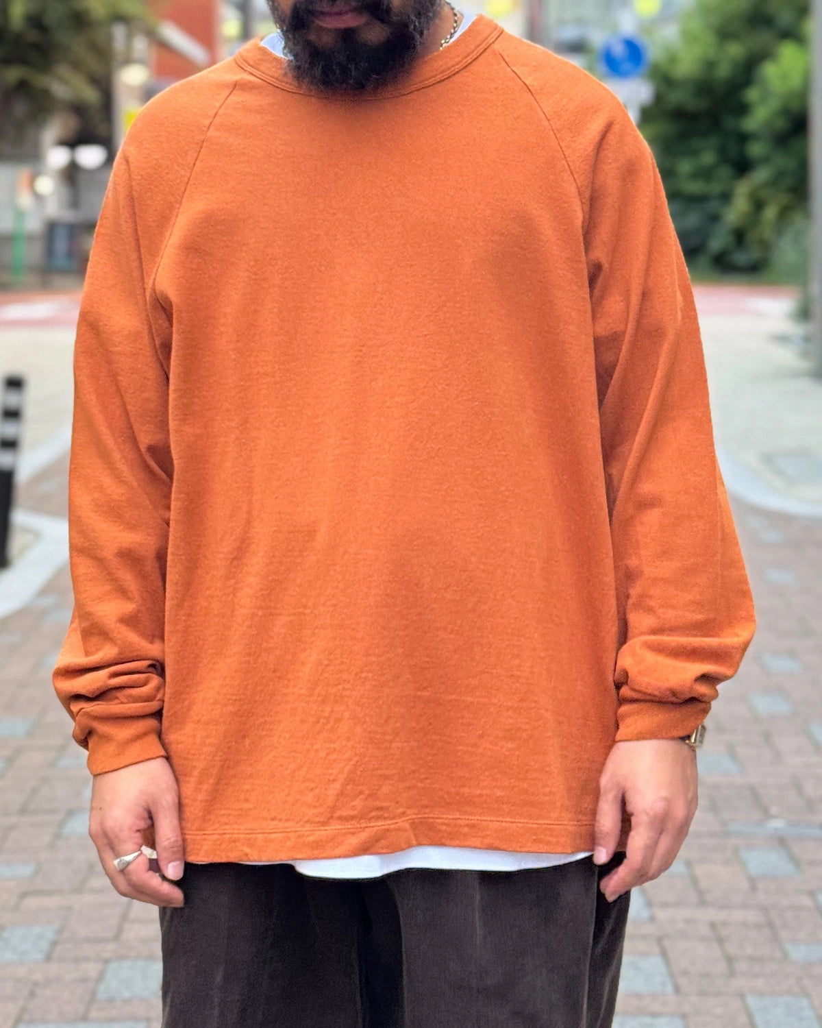 blurhms / Co/Silk Nep Raglan Tee (BHS24F037F26)