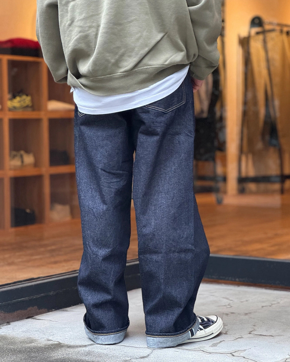 blurhmsROOTSTOCK / 13.5oz Denim Pants Wide (bROOTS25S8F26)