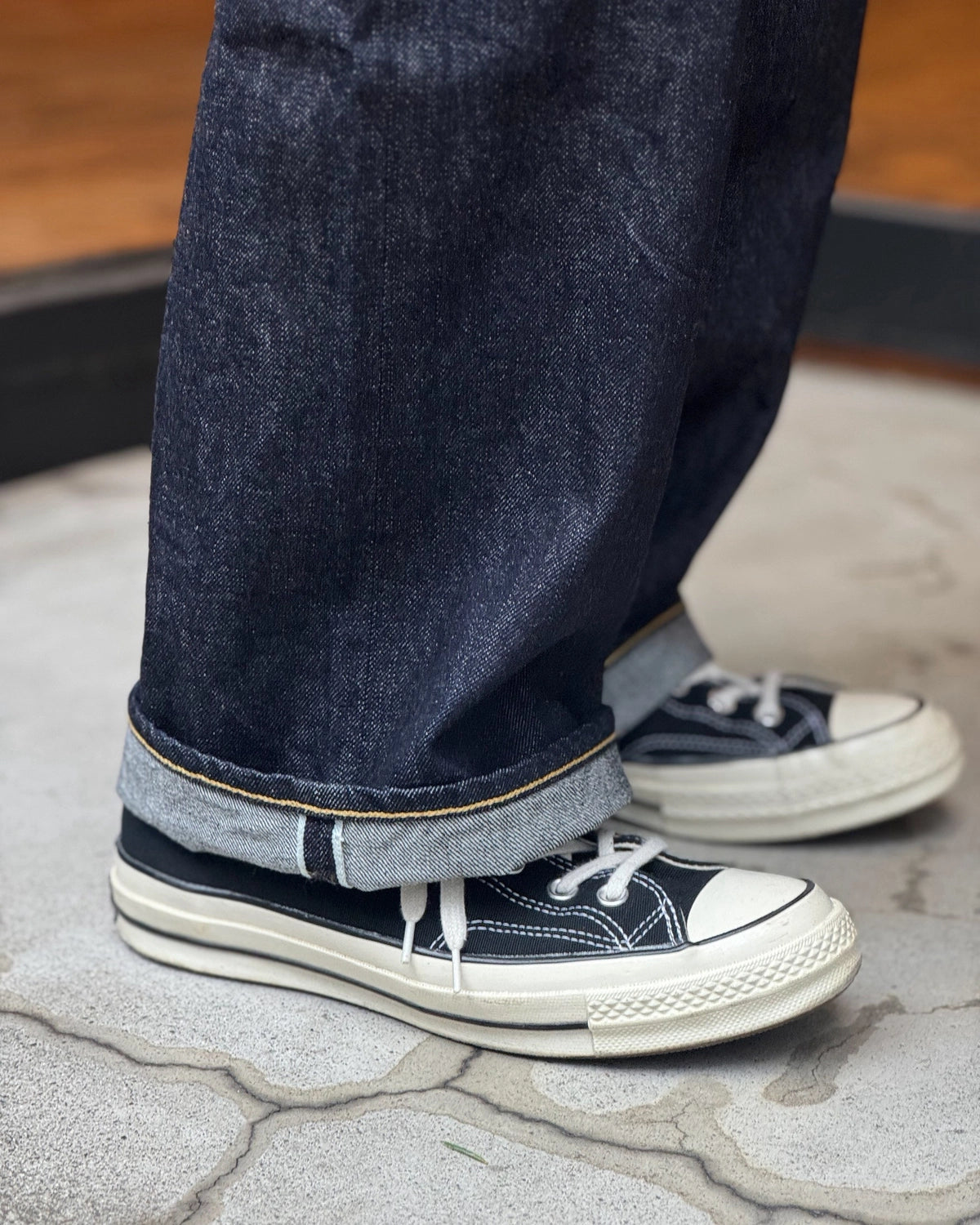 blurhmsROOTSTOCK / 13.5oz Denim Pants Wide (bROOTS25S8F26)