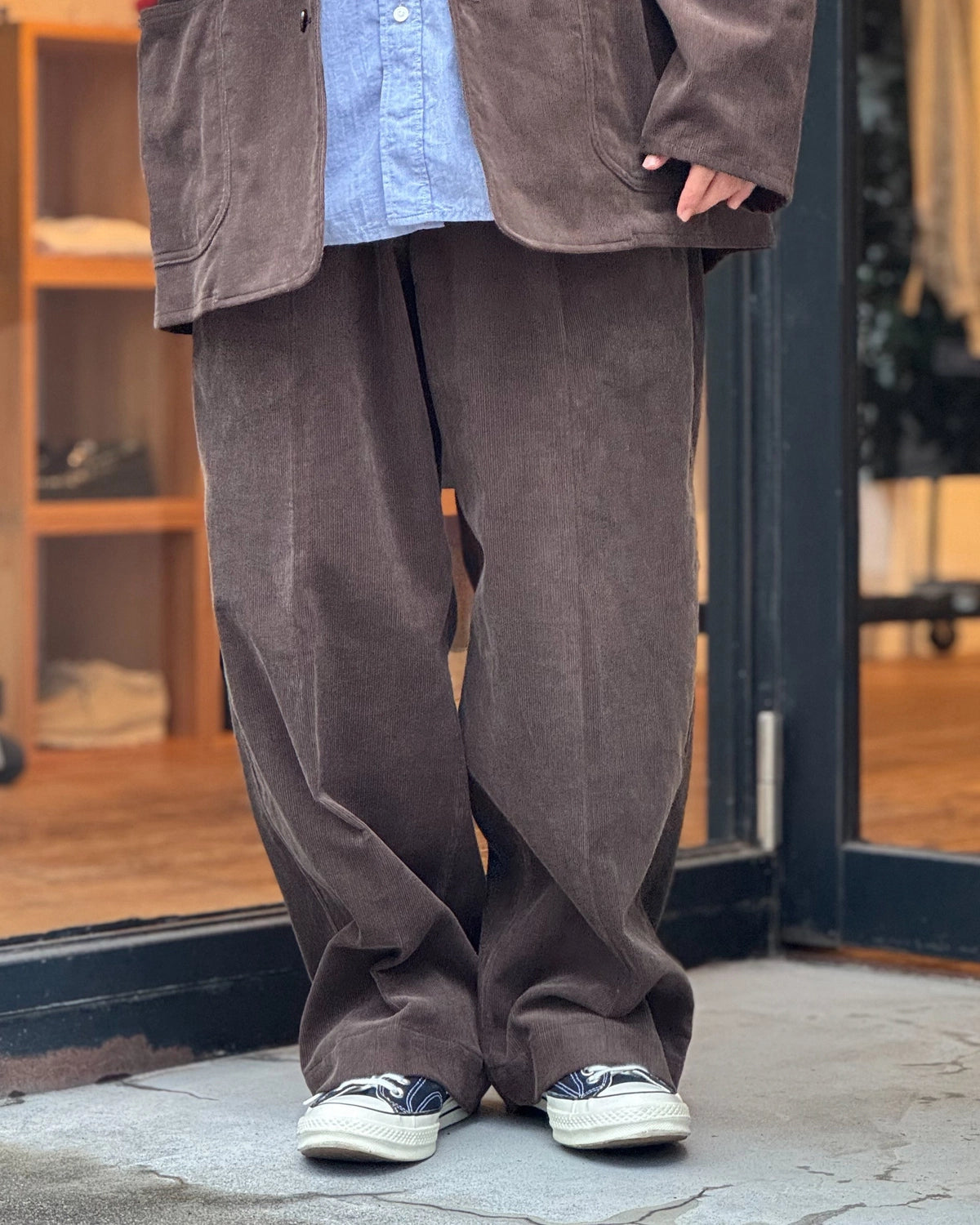 blurhmsROOTSTOCK / Corduroy Military Trousers (bROOTS26F7)