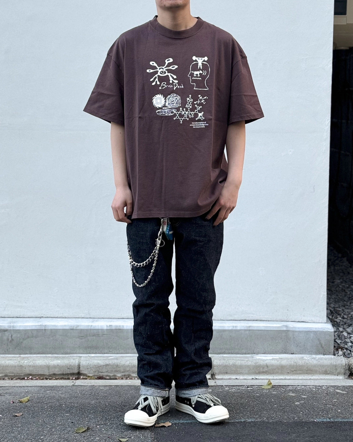 BRAIN DEAD / ANCIENT KNOWLEDGE T-SHIRT (T00005066SS26)