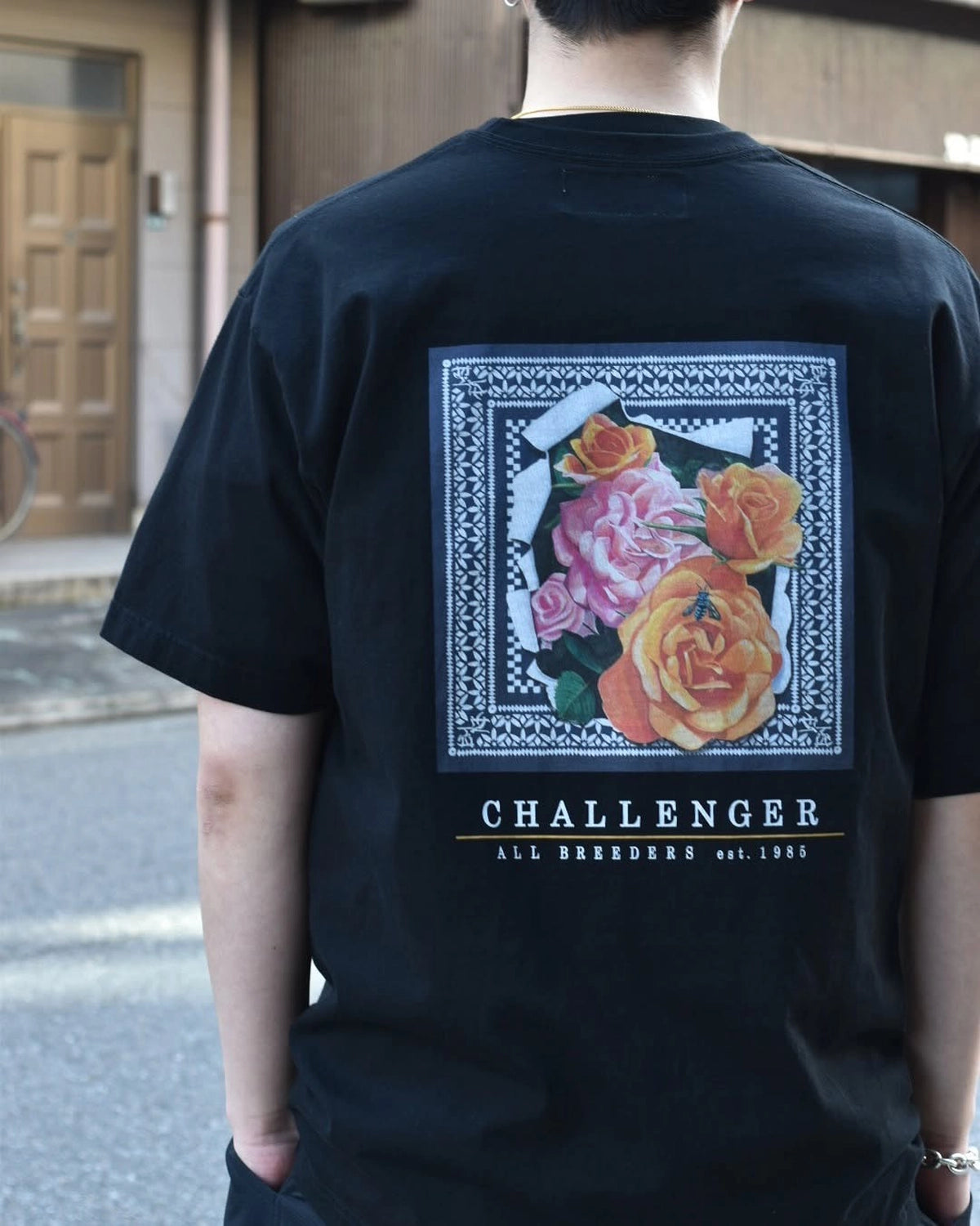 CHALLENGER / ROSE BANDANA TEE (CLG-TS 025-001)