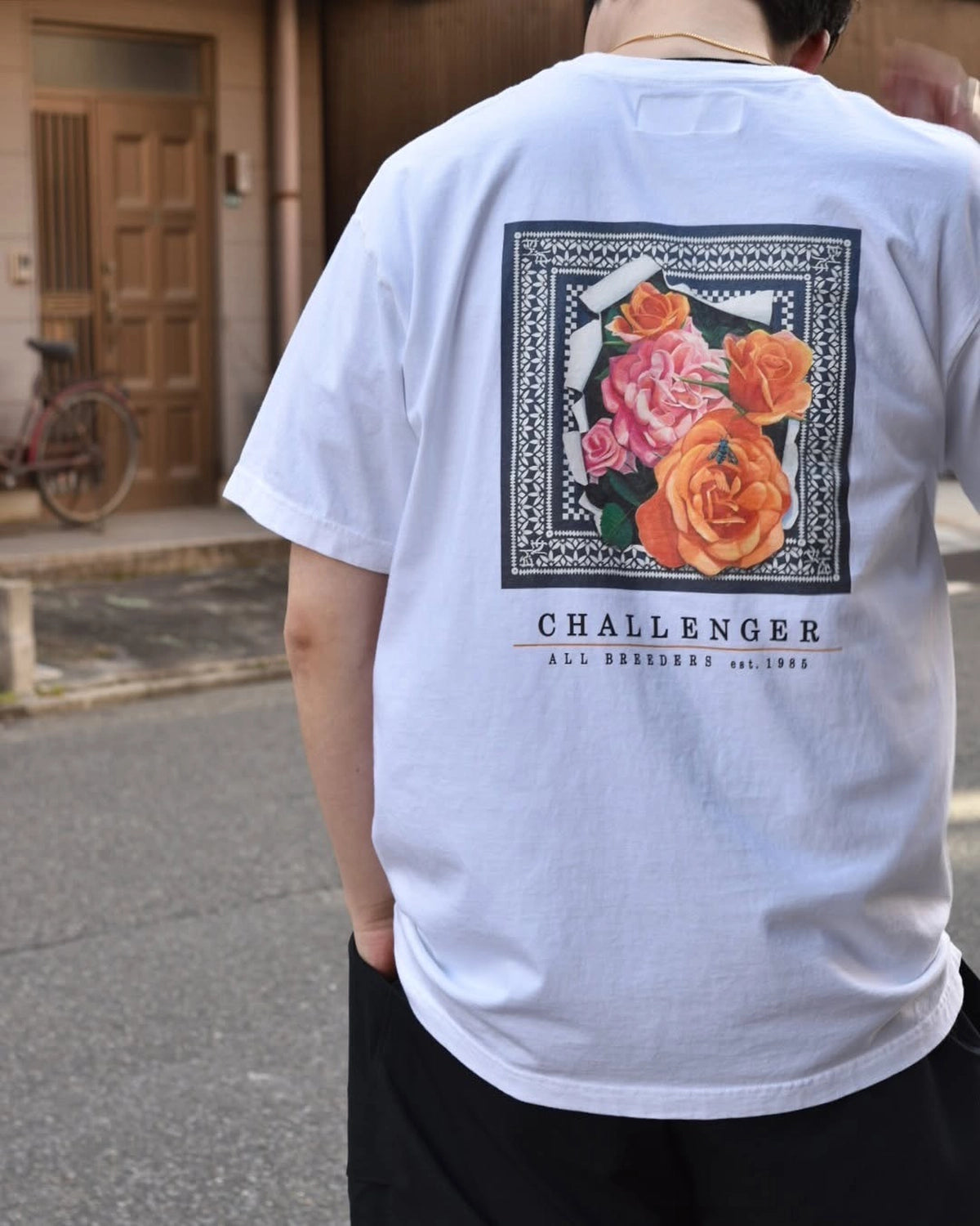 CHALLENGER / ROSE BANDANA TEE (CLG-TS 025-001)