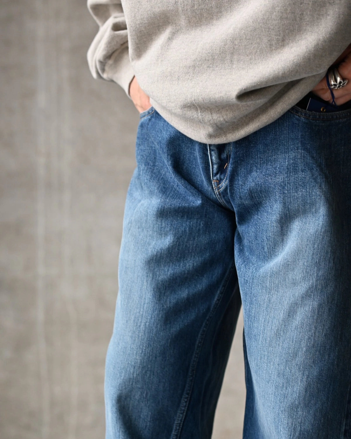 CIOTA / インディゴスビン 13.5oz バギーデニム (PTLM-25BG-PIMBL)