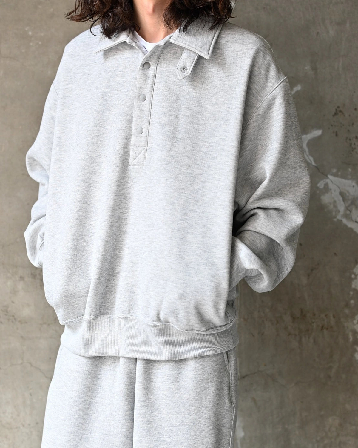 DAIWA PIER39 / TECH SWEAT SNAP PULLOVER (BE-53026W)