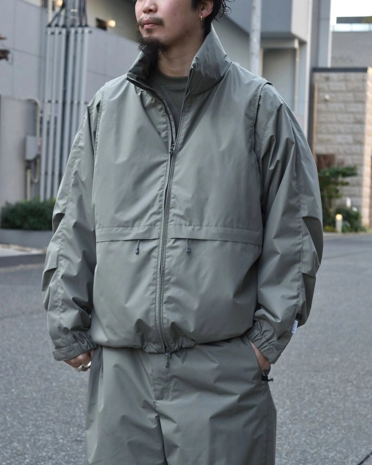 DAIWAPIER39 TECH 2WAY WINDBREAKER JACKET DAIWAPIER39 TECH 2WAY WINDBREAKER JACKET