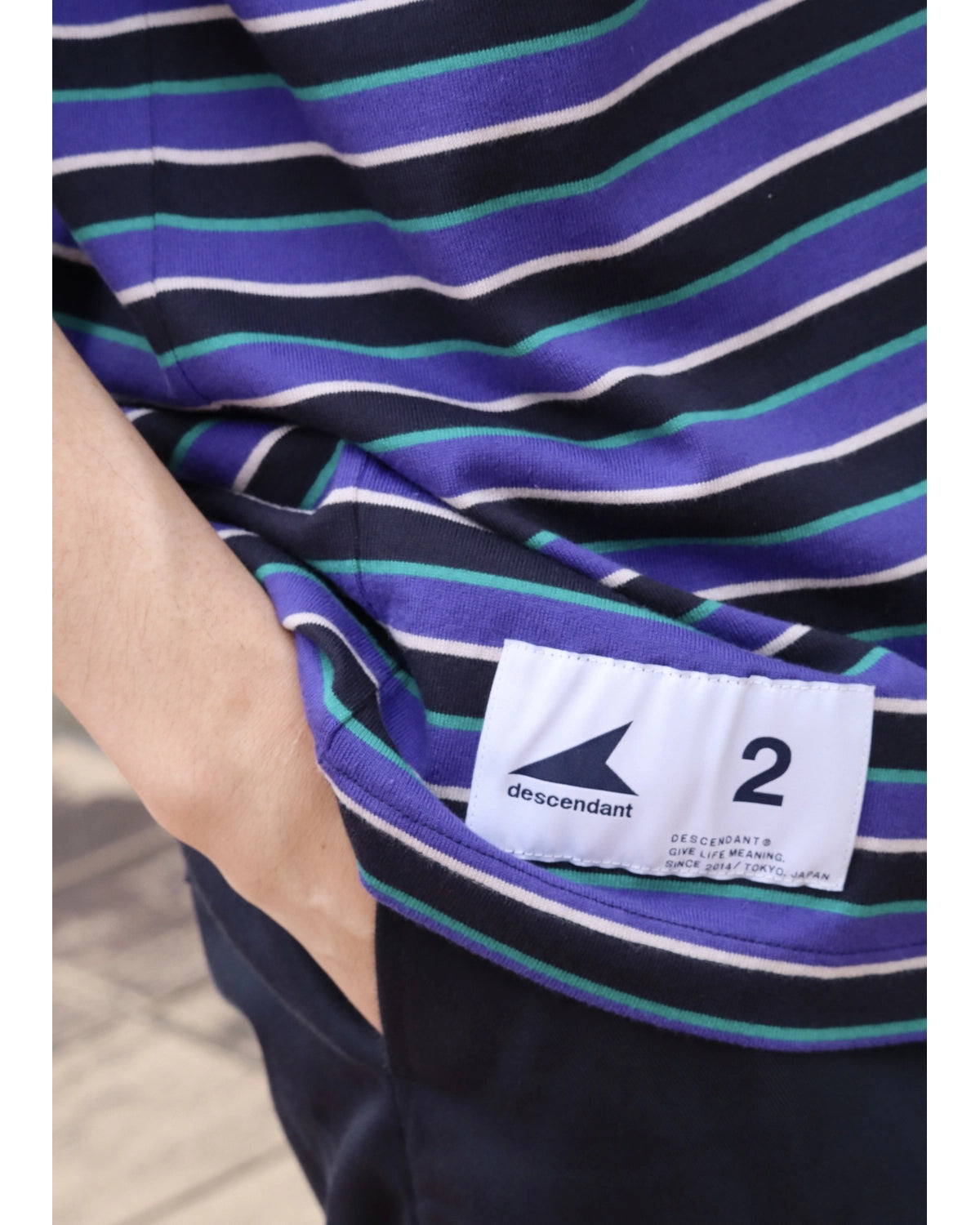 DESCENDANT / HORIZONTAL STRIPE SS (261ATDS-CSM28)
